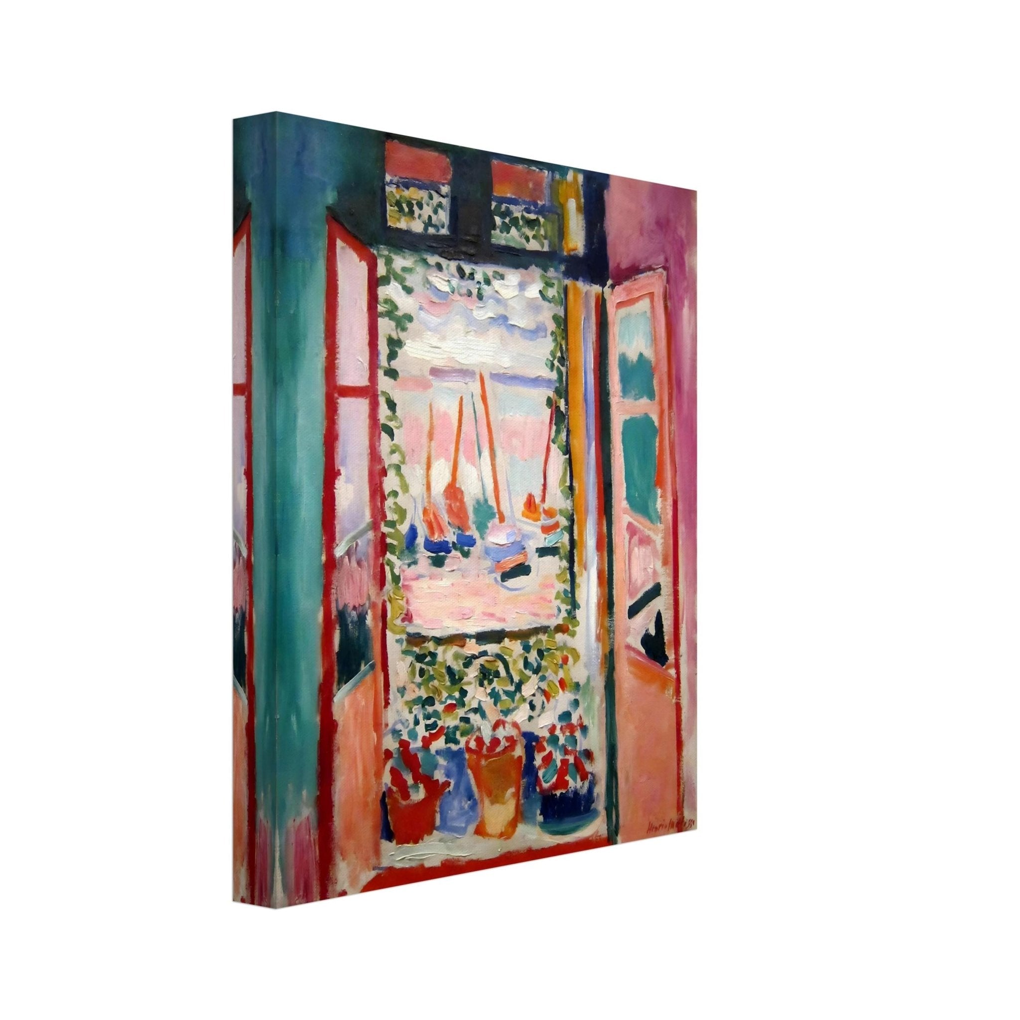 Matisse Open Window Canvas Print Collioure Painting Modern Wall Art Henri Matisse Fauvist Home Gift - WallArtPrints4U
