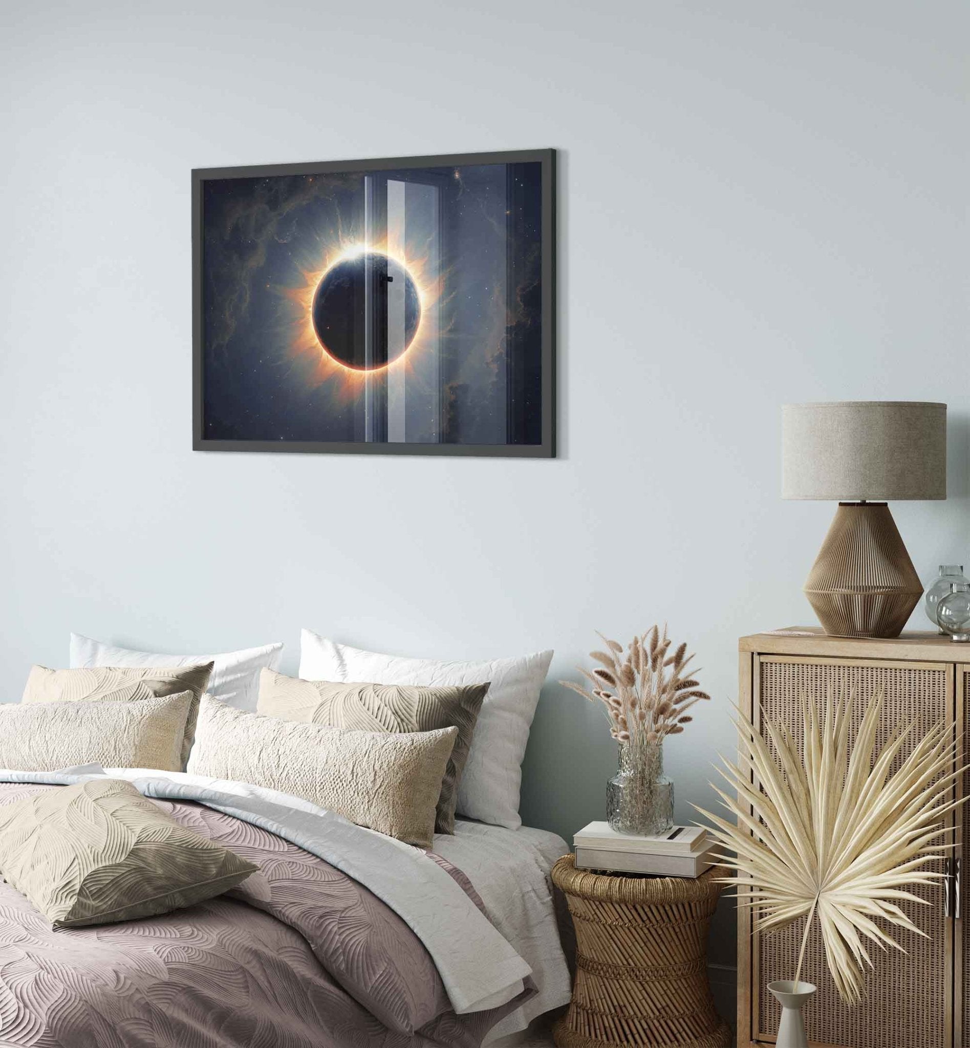 Solar Eclipse Framed Poster Print - WallArtPrints4U