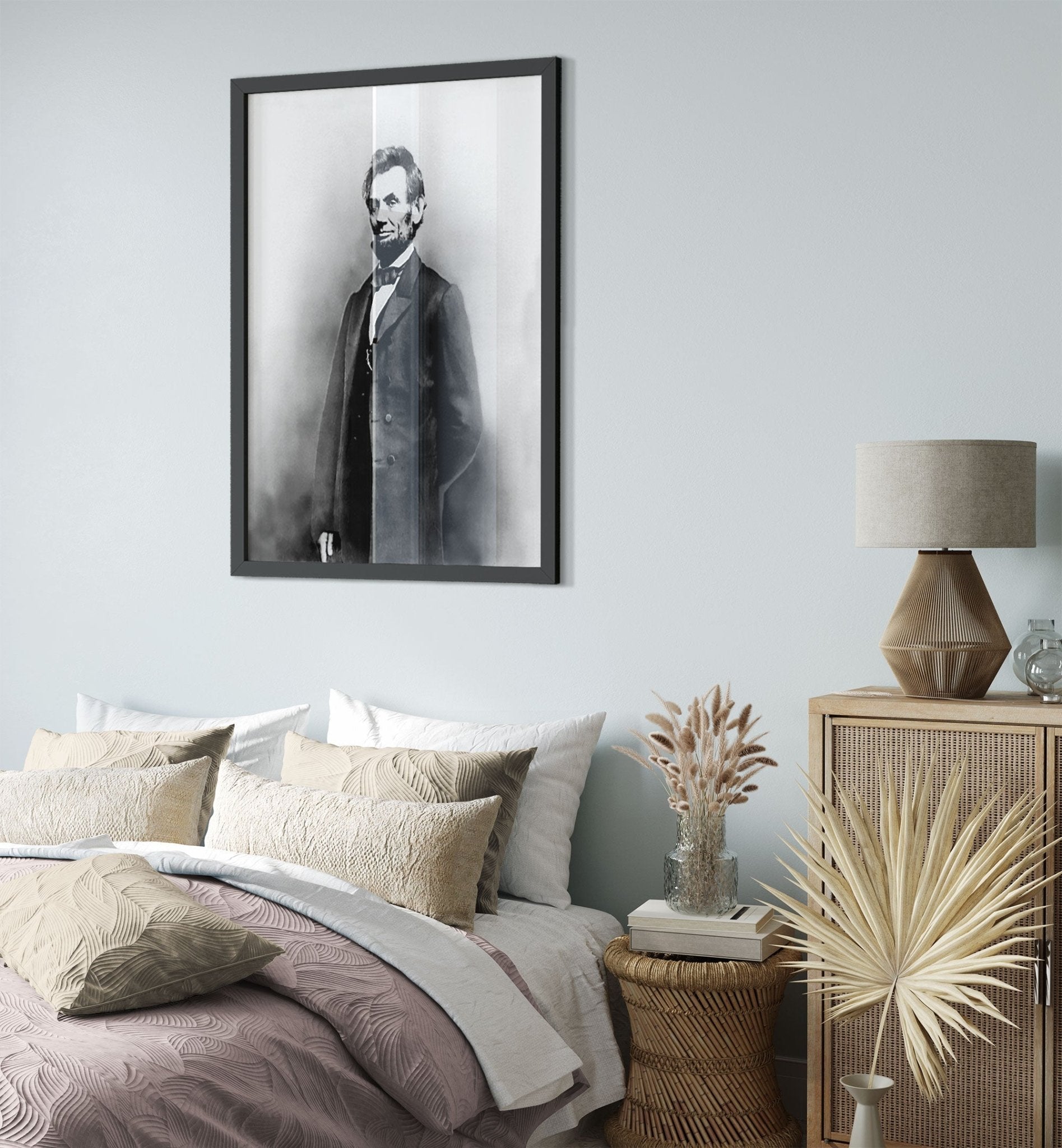 Abraham Lincoln Framed, Abolished Slavery, Vintage Photo - Abraham Lincoln Framed Print - 16th President - WallArtPrints4U