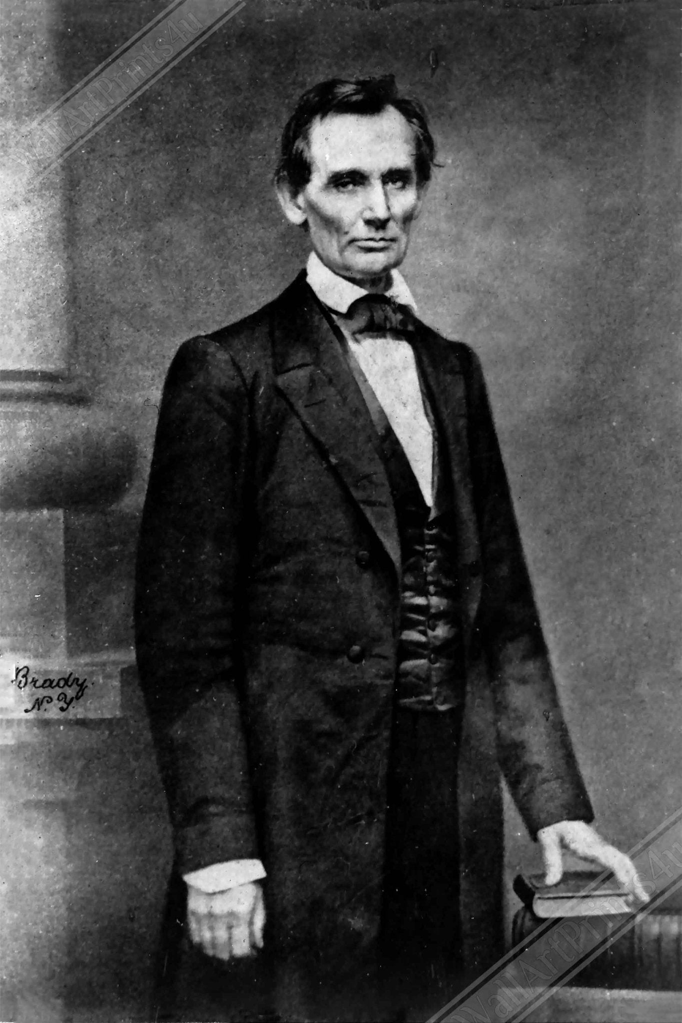 Abraham Lincoln Portrait Photo Poster, Famous Print Photo From 1860, Photo That Propelled Lincoln To Greatness - WallArtPrints4U