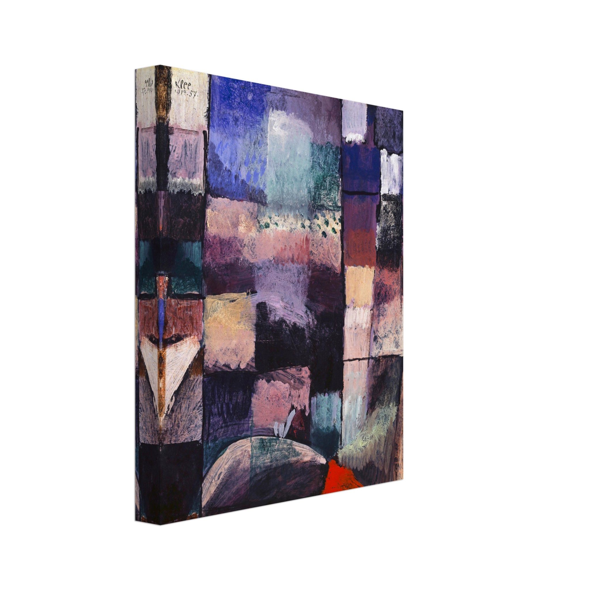 Abstract Art Canvas Print, Paul Klee Canvas About A Motif From Hammermet 1914 Vintage Canvas - WallArtPrints4U