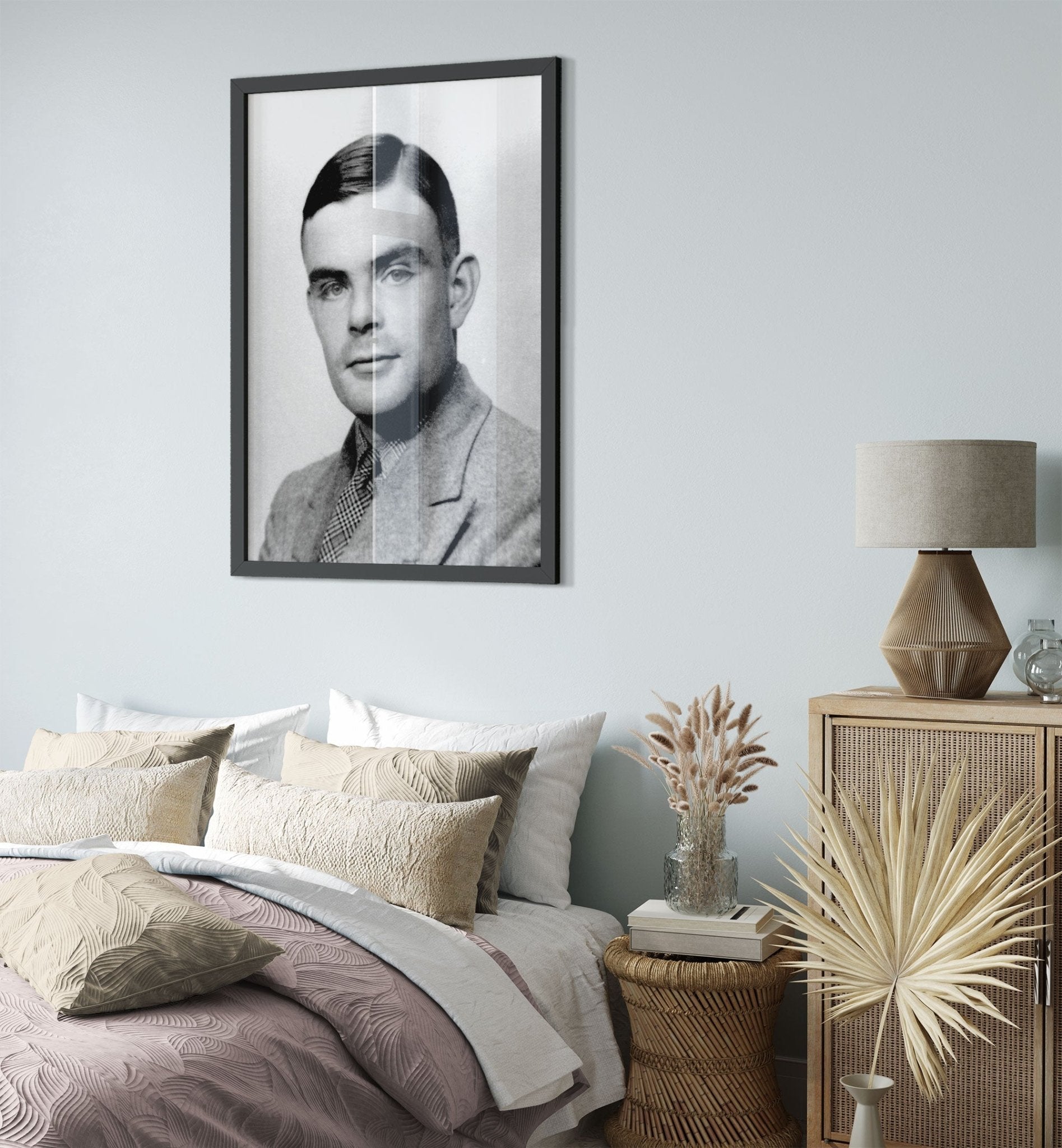 Alan Turing Framed, Enigma Codebreaker Framed Print - WallArtPrints4U