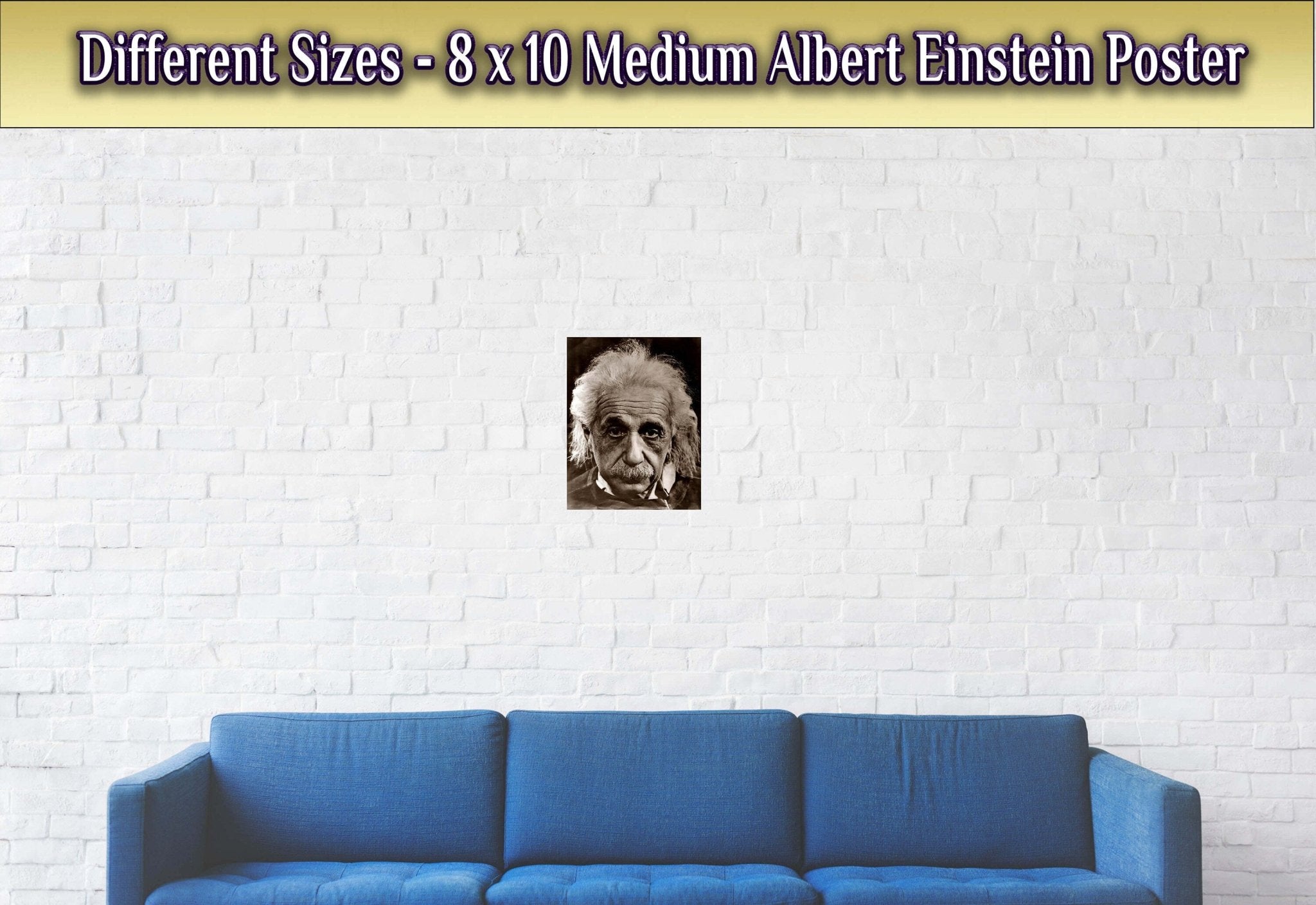 Albert Einstein Poster, Relativity Father Of Physics, Vintage Photo - Iconic Albert Einstein Print - WallArtPrints4U