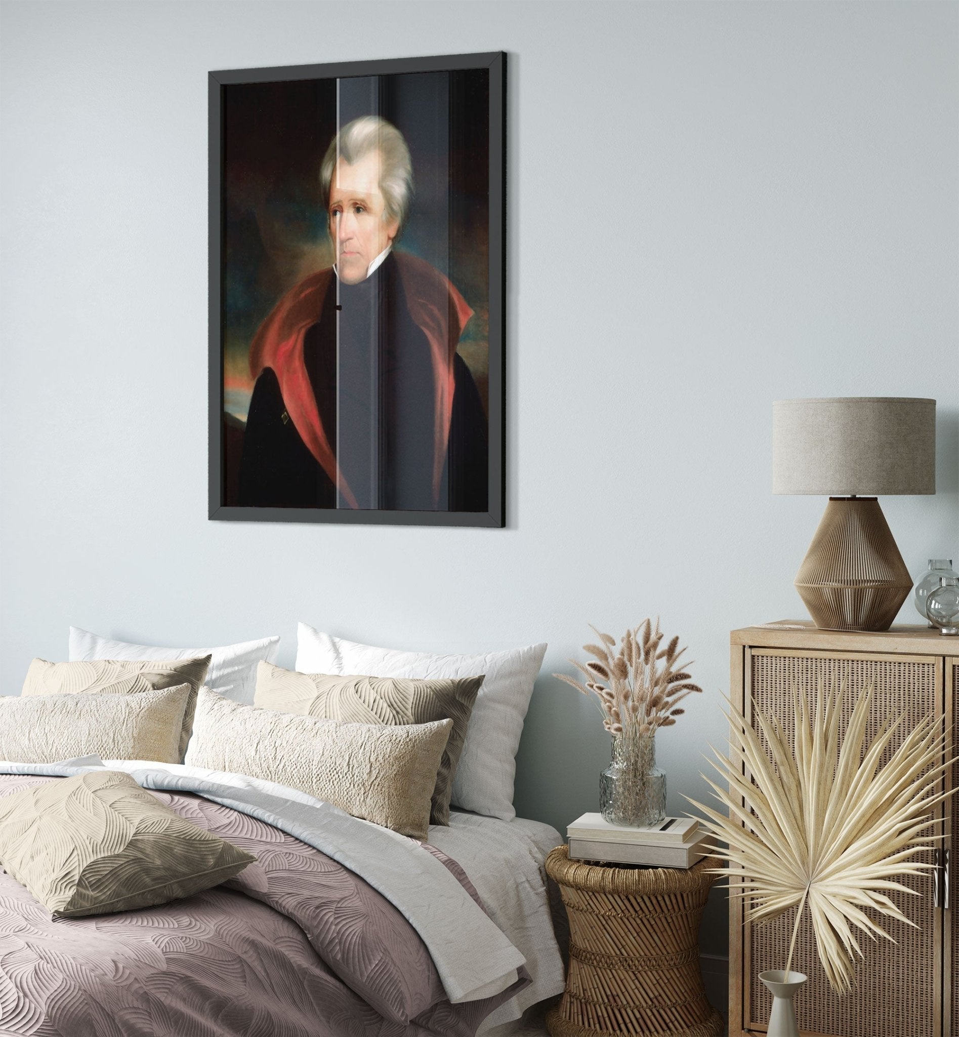 Andrew Jackson Framed, 7th President Of Usa, Vintage Portrait - Andrew Jackson Framed Print - WallArtPrints4U