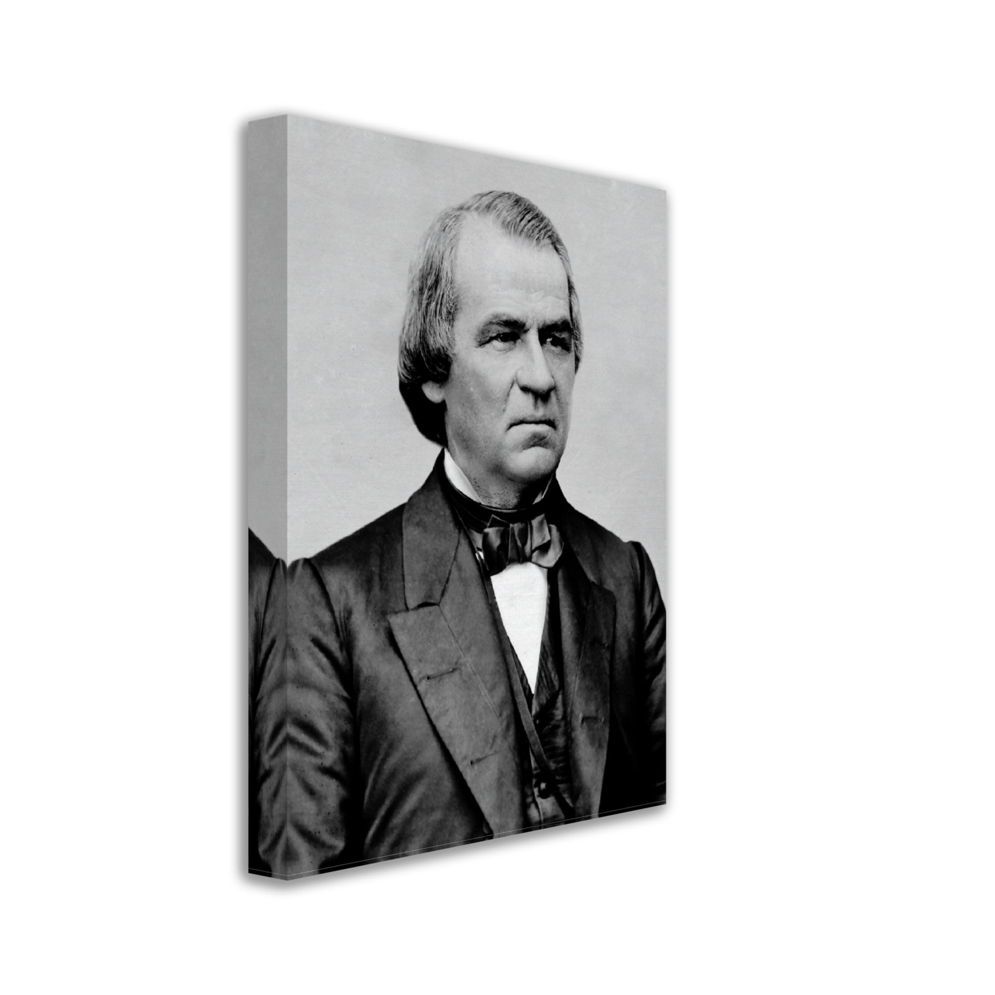 Andrew Johnson Canvas, 17th President Of Usa, Vintage Photo Portrait - Andrew Johnson Canvas Print - WallArtPrints4U