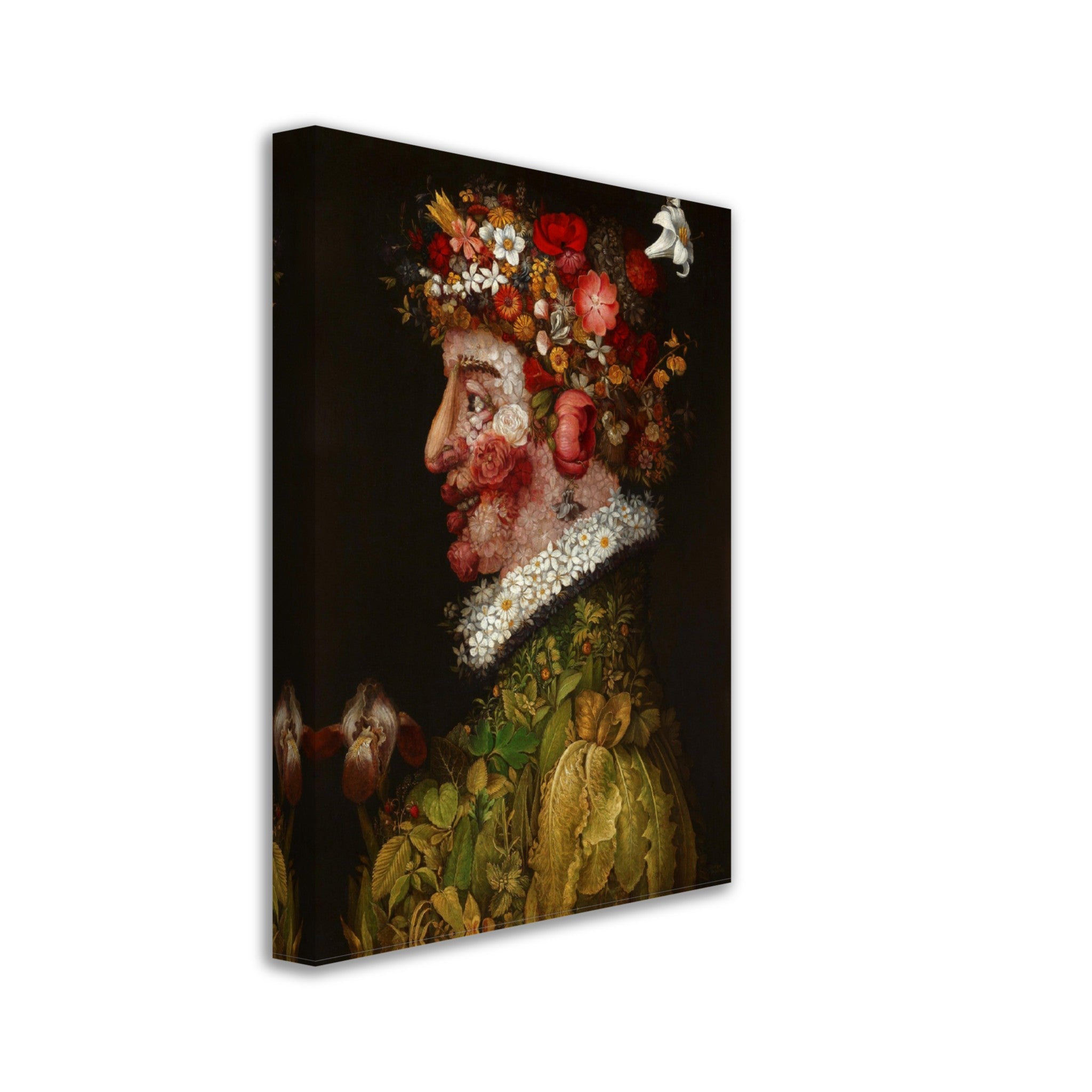 Arcimboldo Spring Season Canvas Print - Giuseppe Arcimboldo Spring Canvas Print Four Seasons - WallArtPrints4U