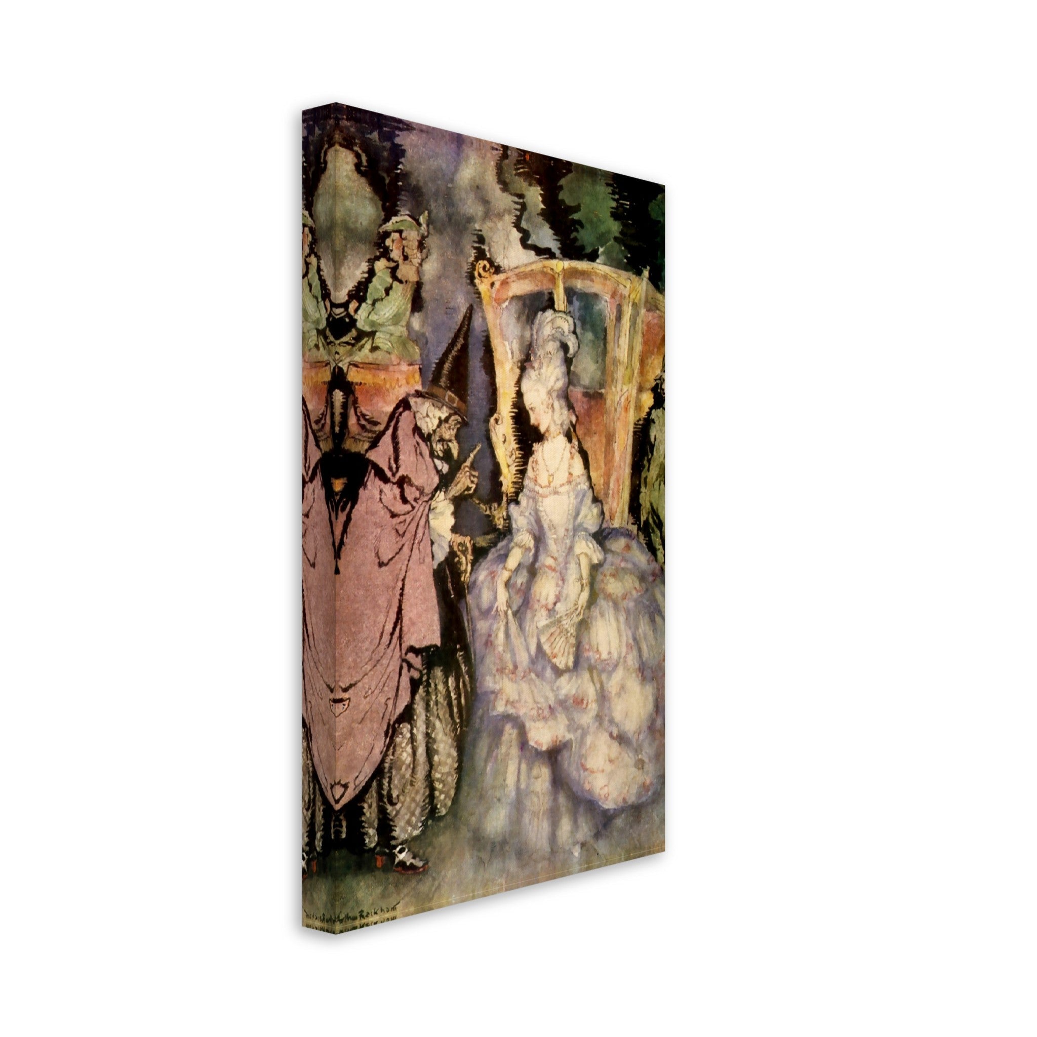 Arthur Rackham Canvas Print - Cinderella - Arthur Rackham Canvas - Fairy Book 1933 - WallArtPrints4U