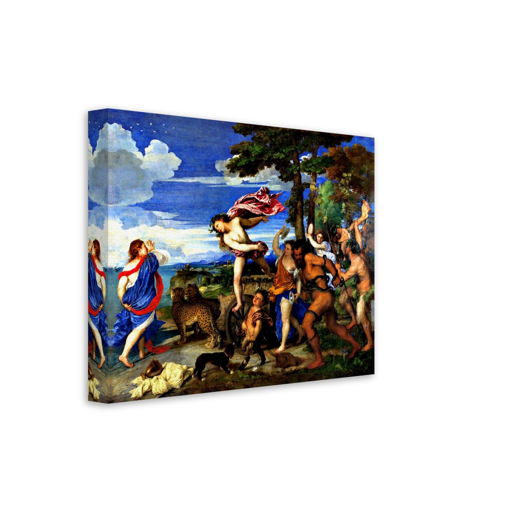 Bacchus Ariadne Canvas - Titian - Bacchus Ariadne Canvas Print - WallArtPrints4U