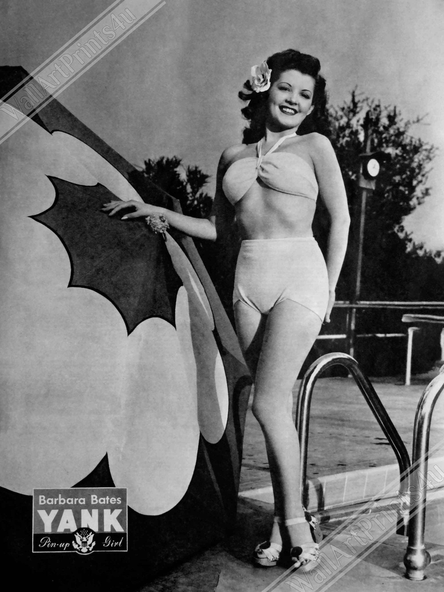 Barbara Bates Framed, Vintage Photo From 1916 Barbara Bates Framed Print UK, EU USA Domestic Shipping - WallArtPrints4U