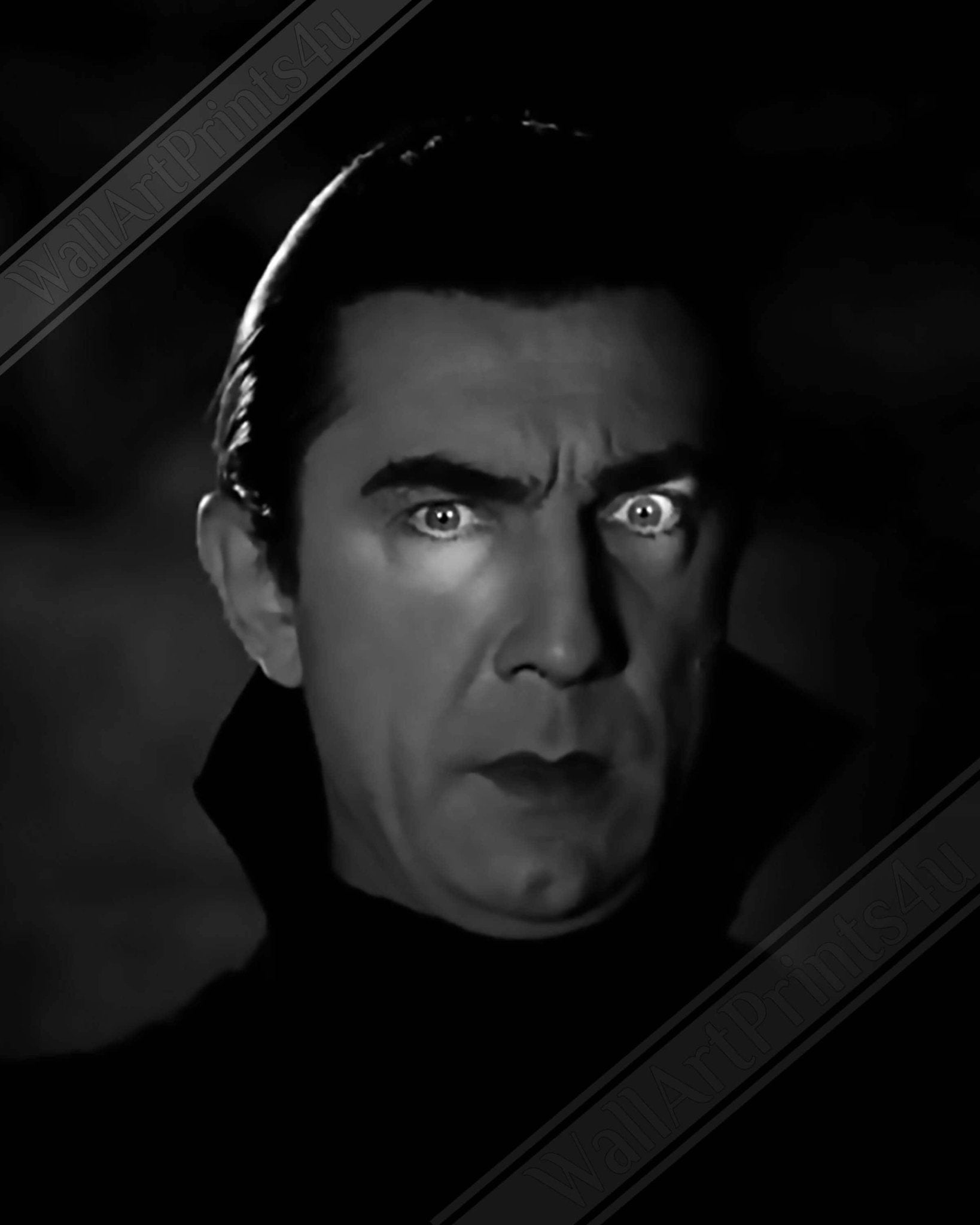 Bela Lugosi Dracula Framed, Original Dracula Hypnotic Eyes, Vintage Photo, Bela Lugosi Framed Print, Silver Screen - WallArtPrints4U