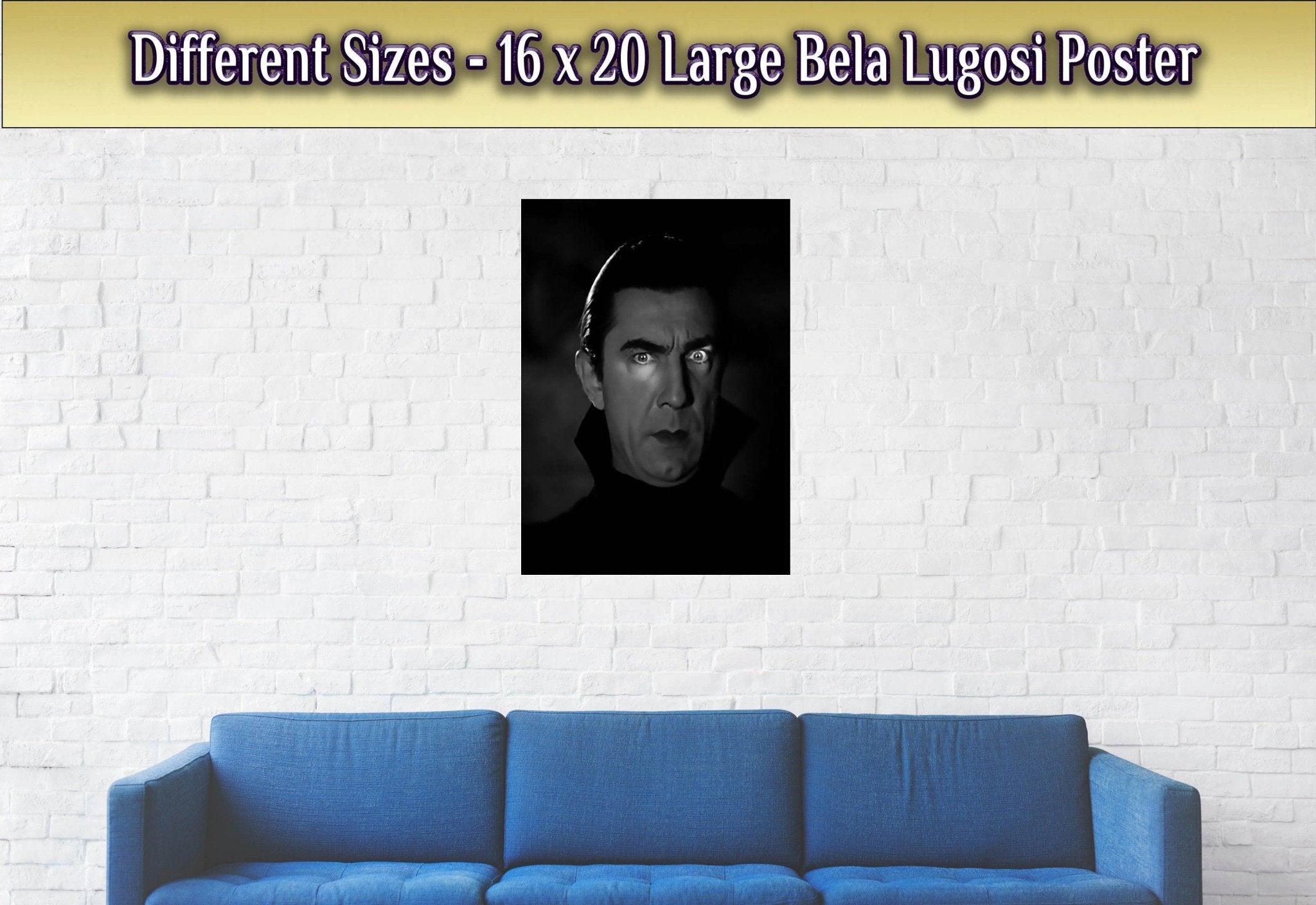 Bela Lugosi Dracula Poster, Original Dracula Hypnotic Eyes, Vintage Photo, Bela Lugosi Print, Silver Screen - WallArtPrints4U