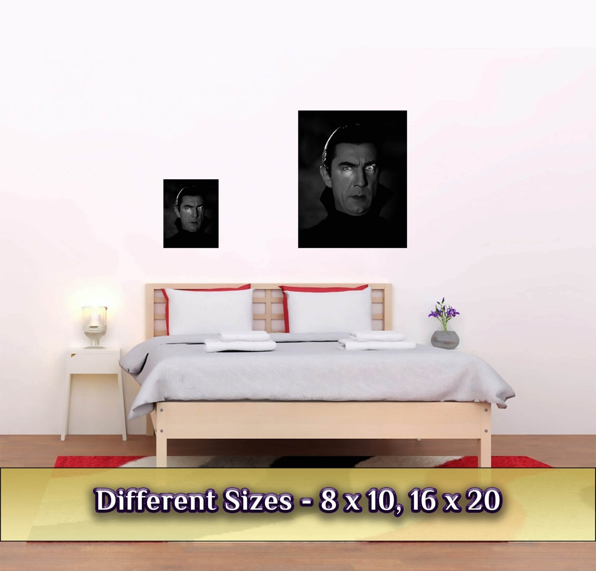 Bela Lugosi Dracula Poster, Original Dracula Hypnotic Eyes, Vintage Photo, Bela Lugosi Print, Silver Screen - WallArtPrints4U