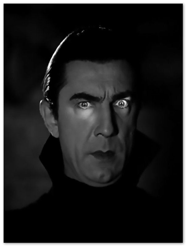 Bela Lugosi Dracula Poster, Original Dracula Hypnotic Eyes, Vintage Photo, Bela Lugosi Print, Silver Screen - WallArtPrints4U
