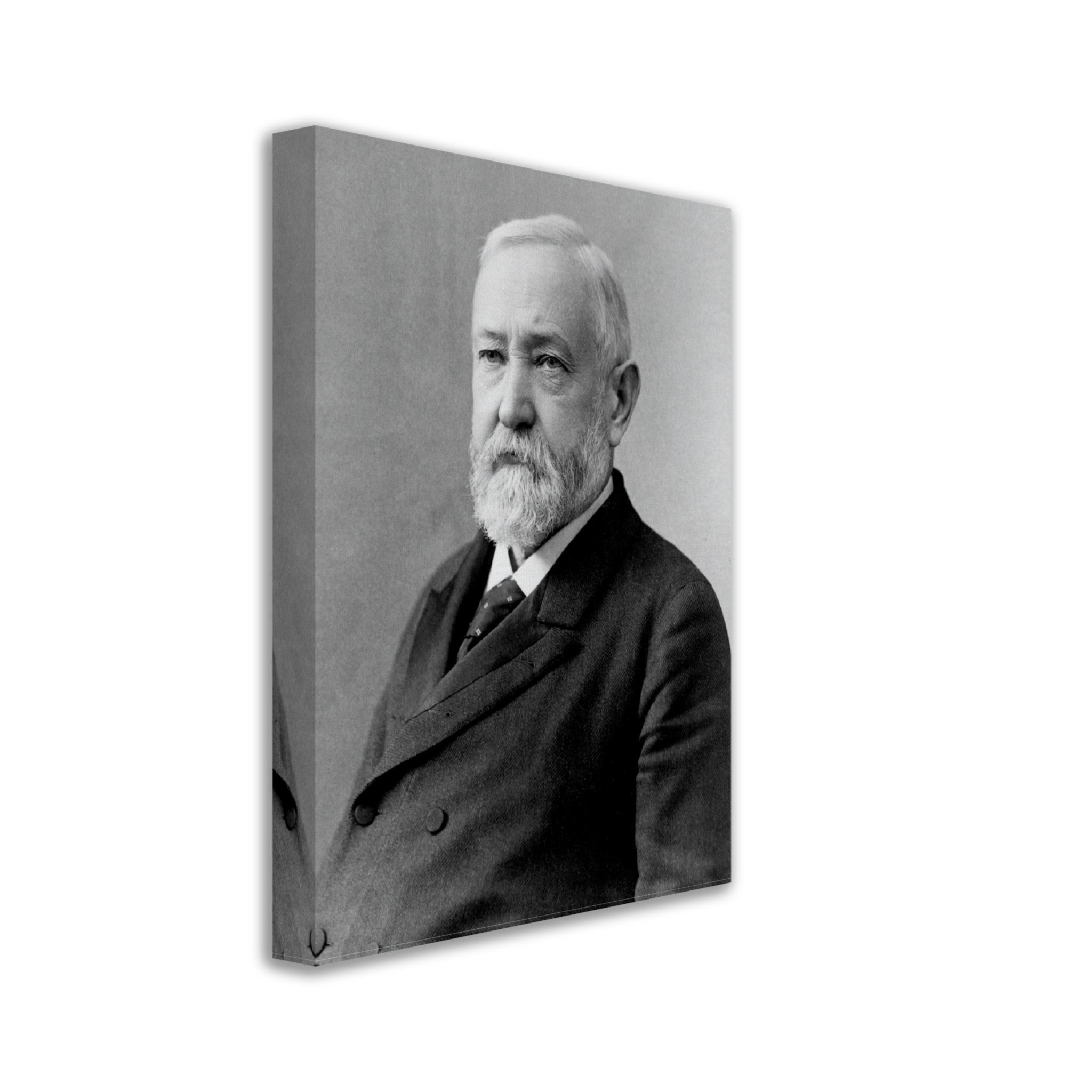 Benjamin Harrison Canvas, 23rd President Of Usa, Vintage Photo Portrait - Benjamin Harrison Canvas Print - WallArtPrints4U