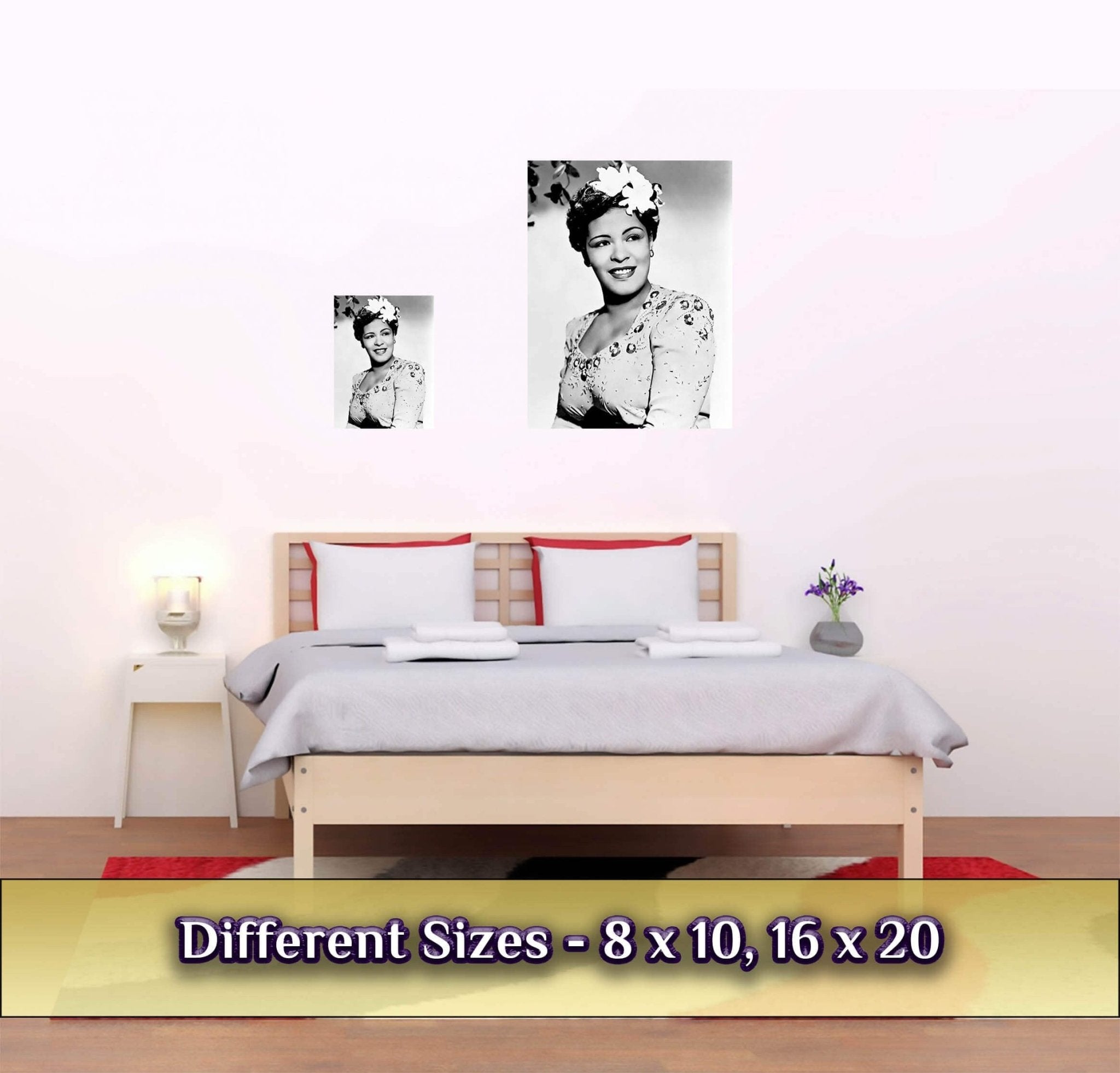 Billie Holiday Poster, Lady Day Soul Singer, Vintage Billie Holiday Print - Legend Of Soul Music - WallArtPrints4U