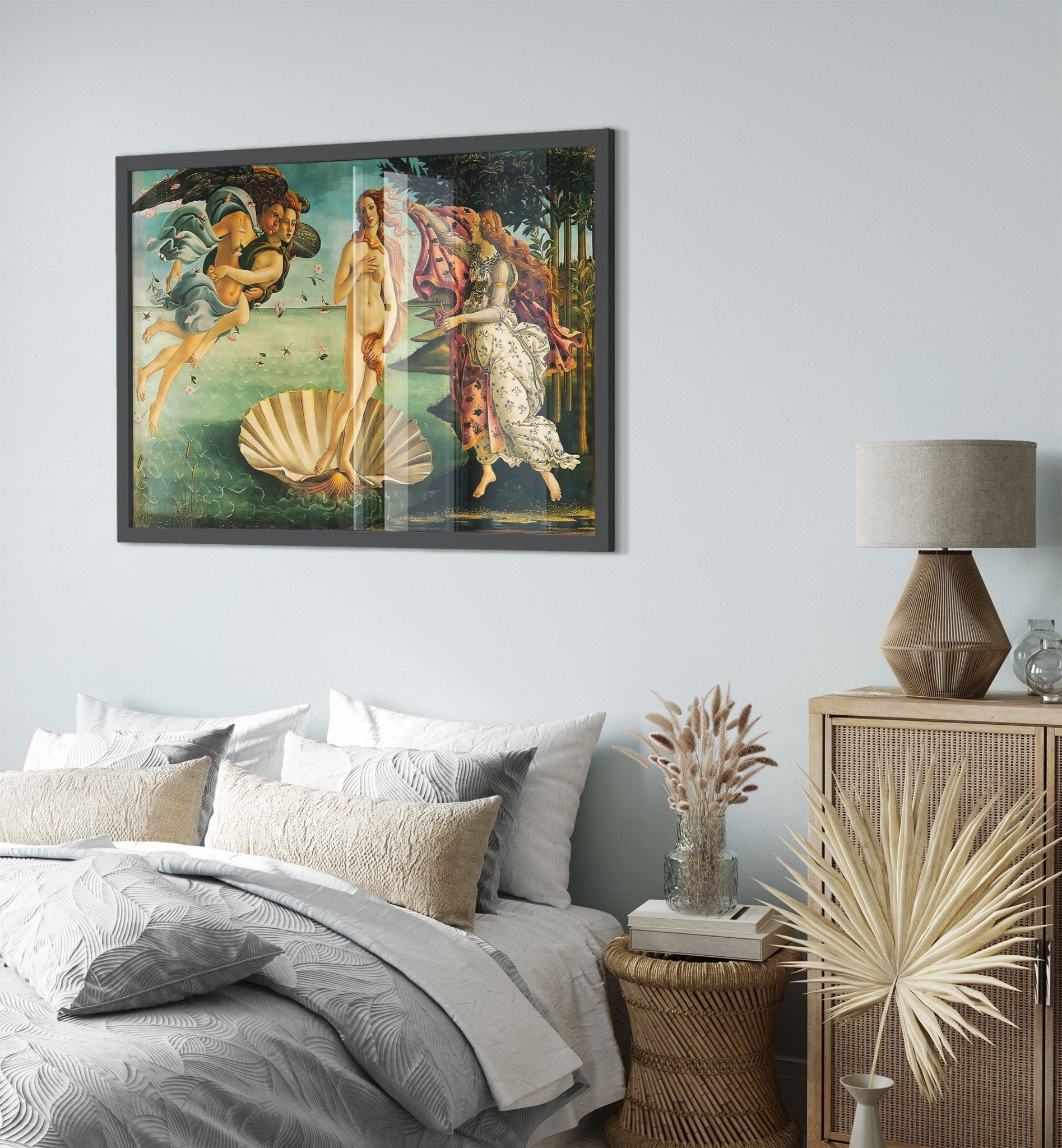 Birth Of Venus Framed, Sandro Botticelli - Birth Of Venus Framed Print - Mid 1480s - WallArtPrints4U
