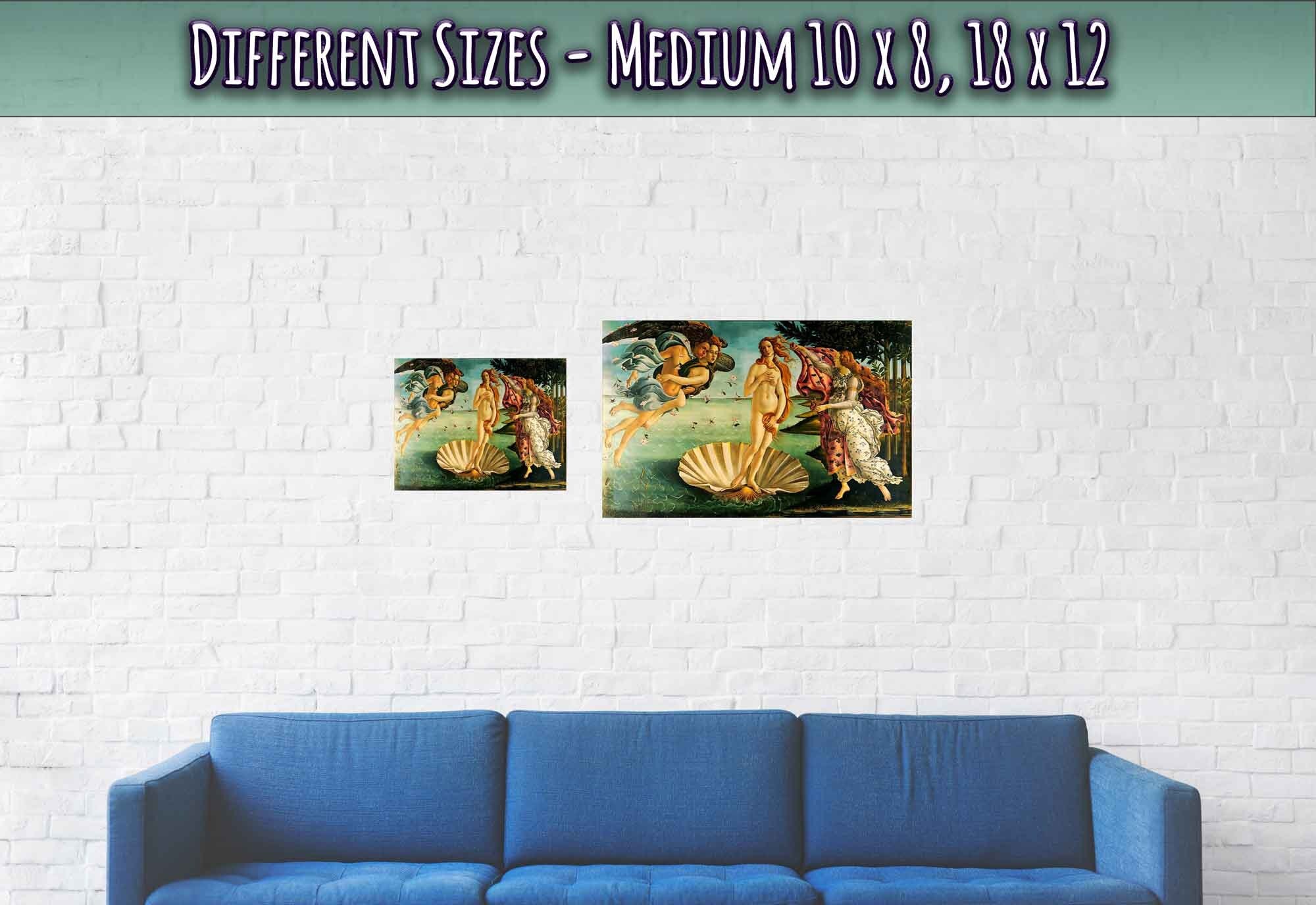 Birth Of Venus Poster, Sandro Botticelli - Birth Of Venus Print - Mid 1480s - WallArtPrints4U