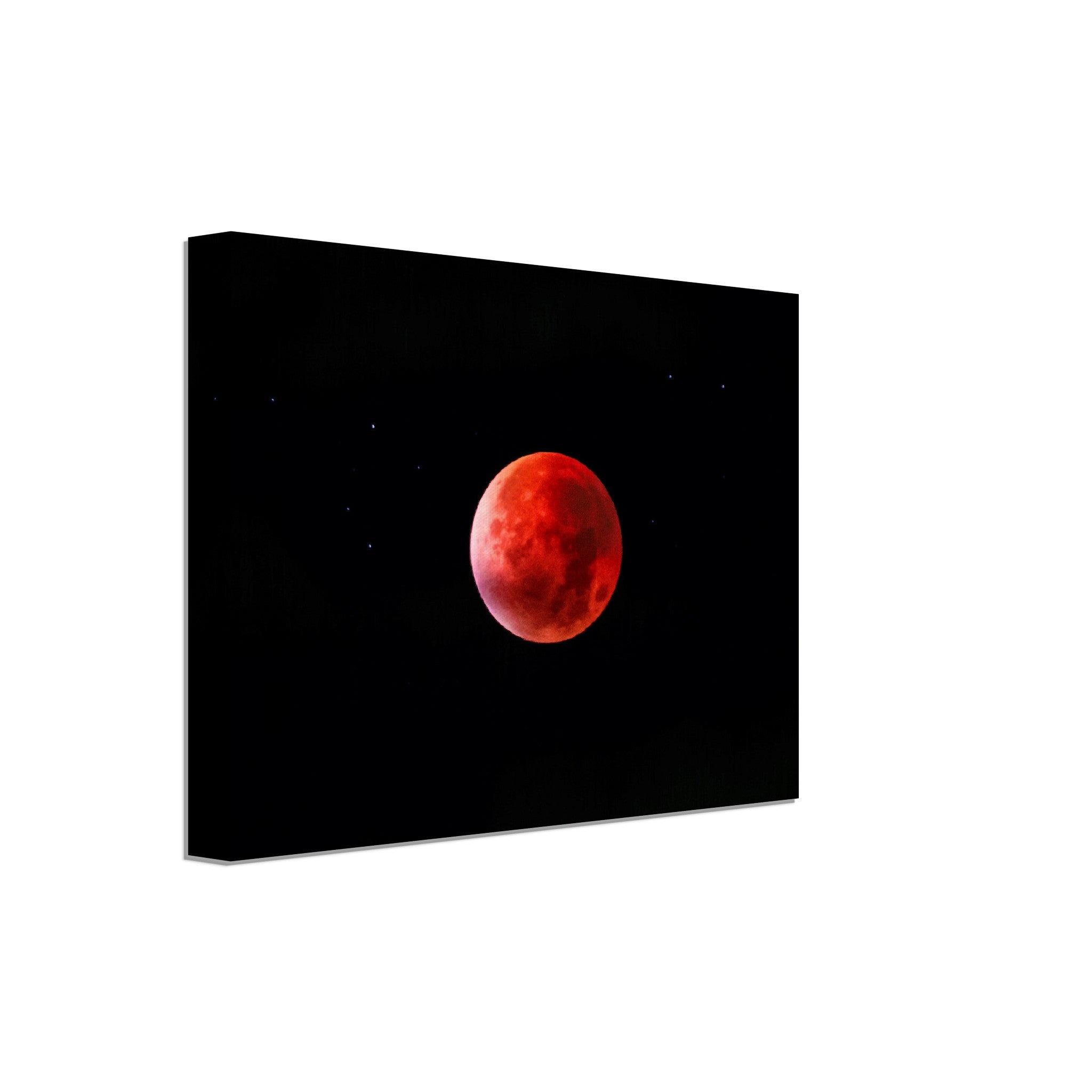 Blood Moon Canvas Lunar Eclipse Blood Moon Canvas Print - WallArtPrints4U
