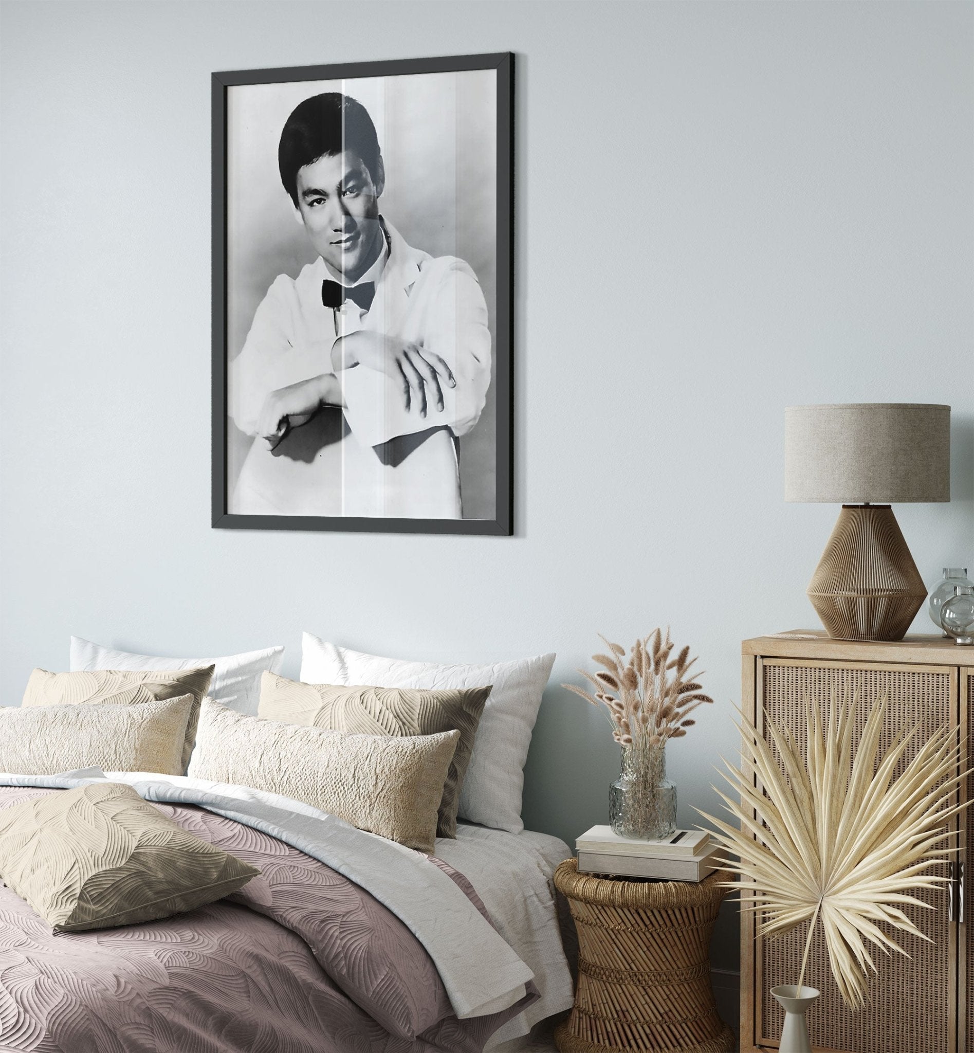 Bruce Lee As Kato Framed Vintage Photo Portrait - Bruce Lee Framed Print 1967 UK, EU USA Domestic Shipping - WallArtPrints4U