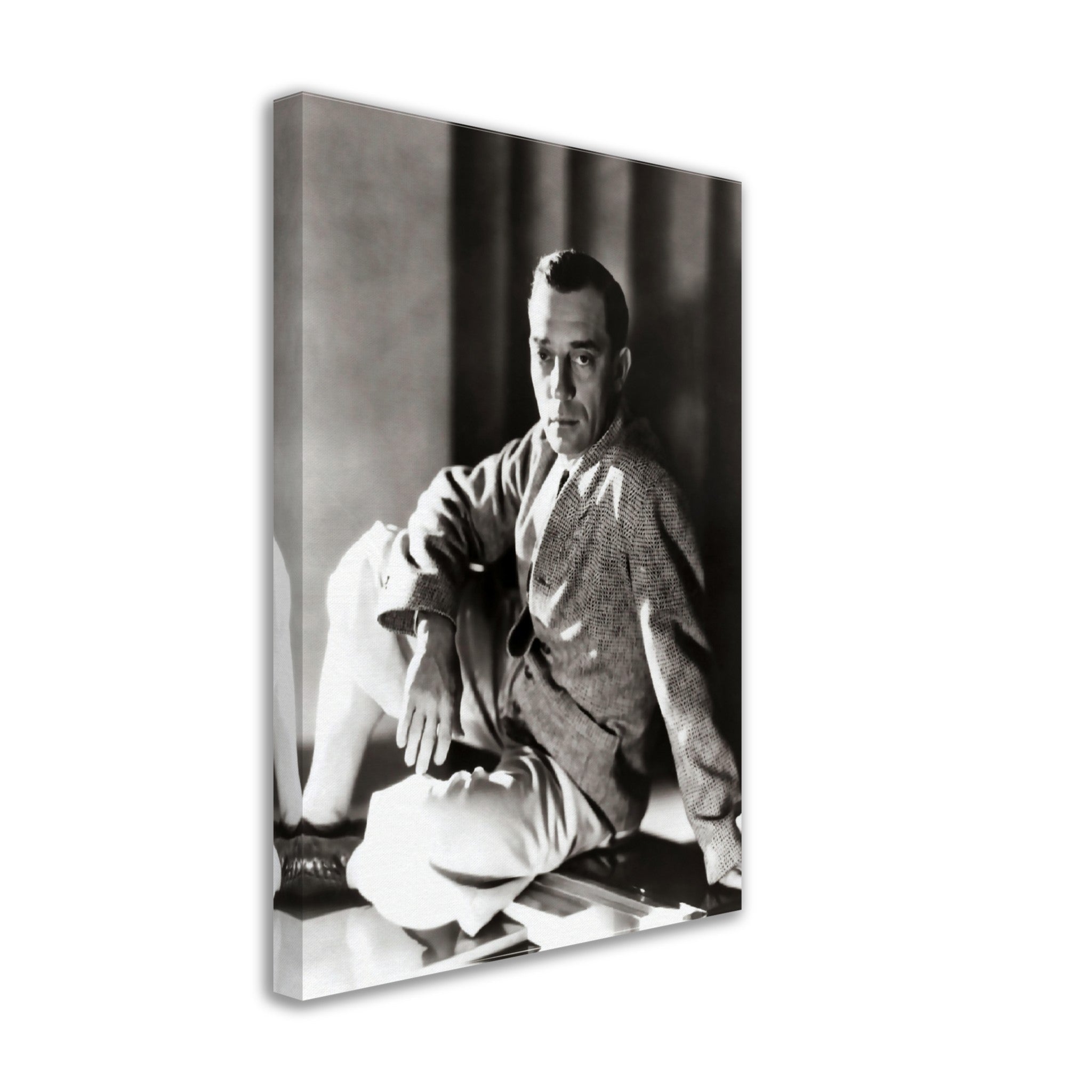 Buster Keaton Canvas, Great Stone Face, Vintage Photo, Buster Keaton Canvas Print, Silver Screen Silent Movie Star - WallArtPrints4U