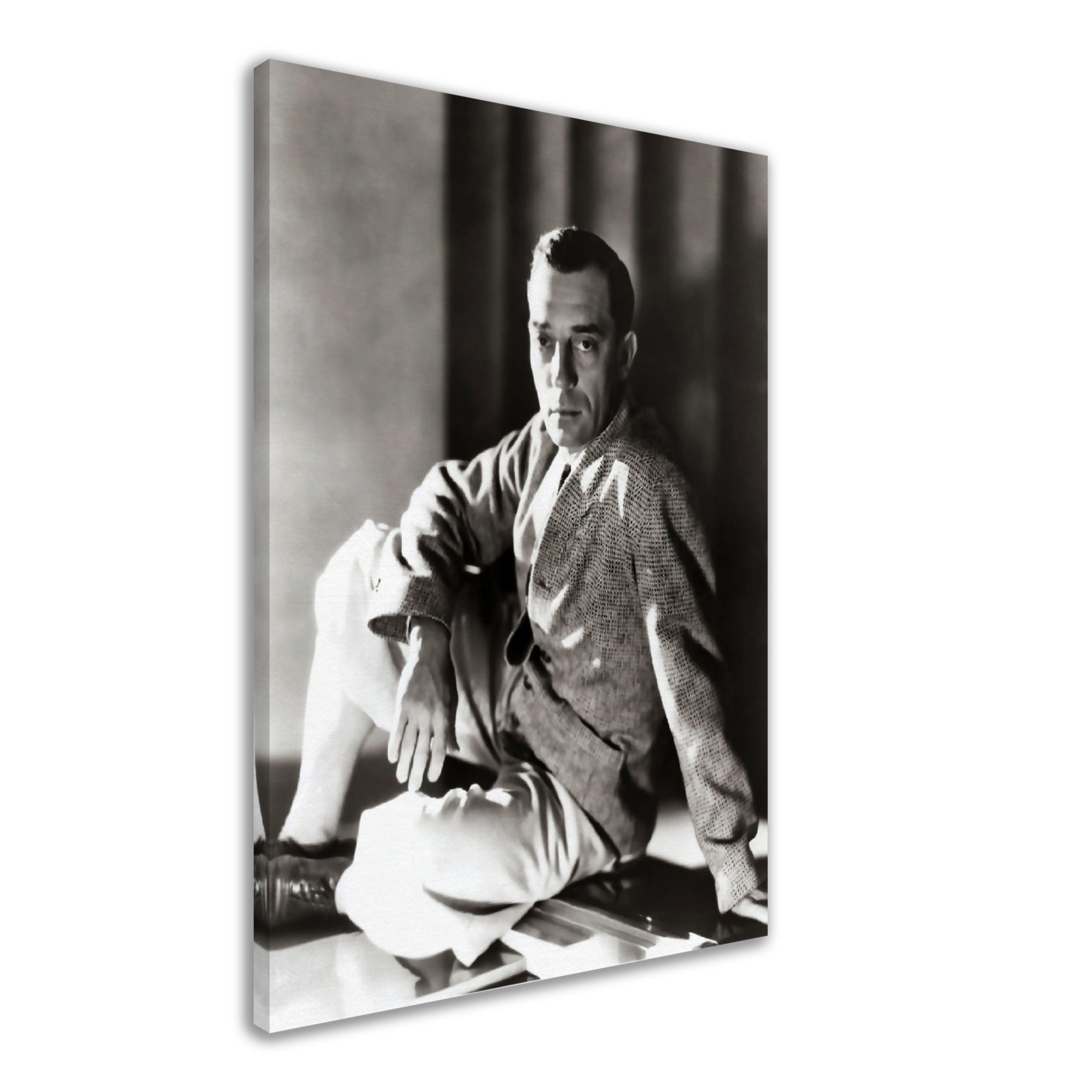 Buster Keaton Canvas, Great Stone Face, Vintage Photo, Buster Keaton Canvas Print, Silver Screen Silent Movie Star - WallArtPrints4U