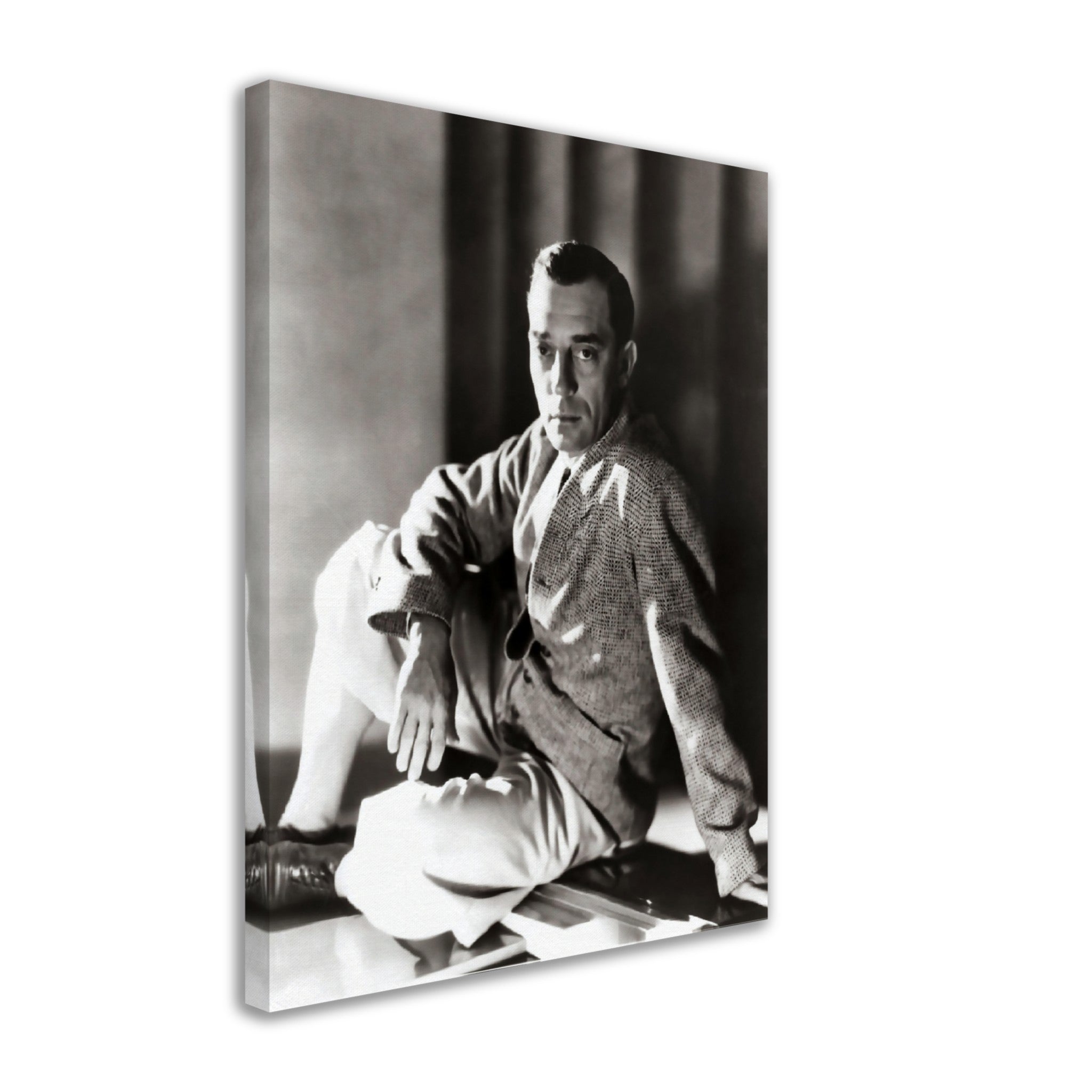 Buster Keaton Canvas, Great Stone Face, Vintage Photo, Buster Keaton Canvas Print, Silver Screen Silent Movie Star - WallArtPrints4U