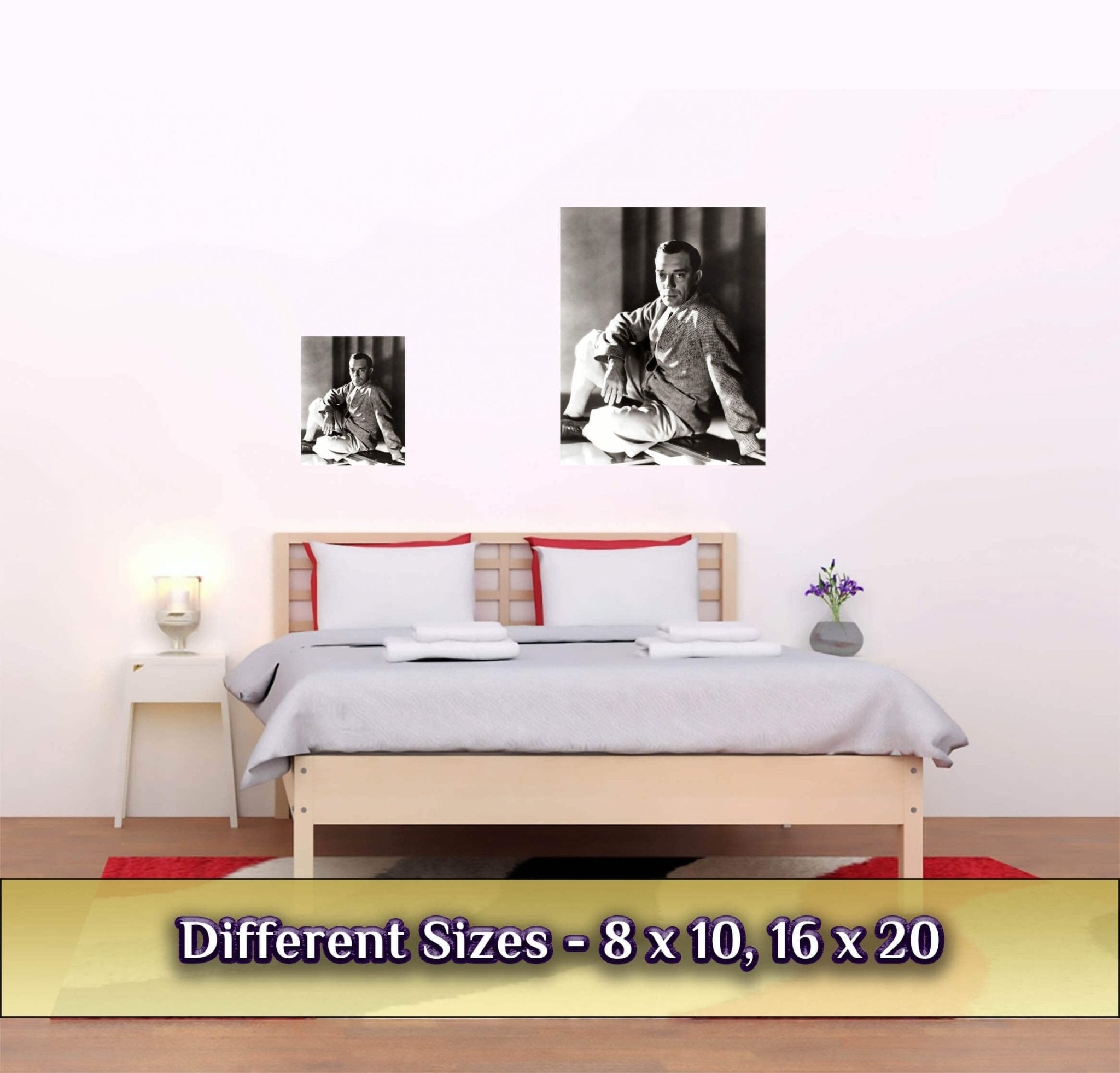 Buster Keaton Poster, Great Stone Face, Vintage Photo, Buster Keaton Print, Silver Screen Silent Movie Star - WallArtPrints4U