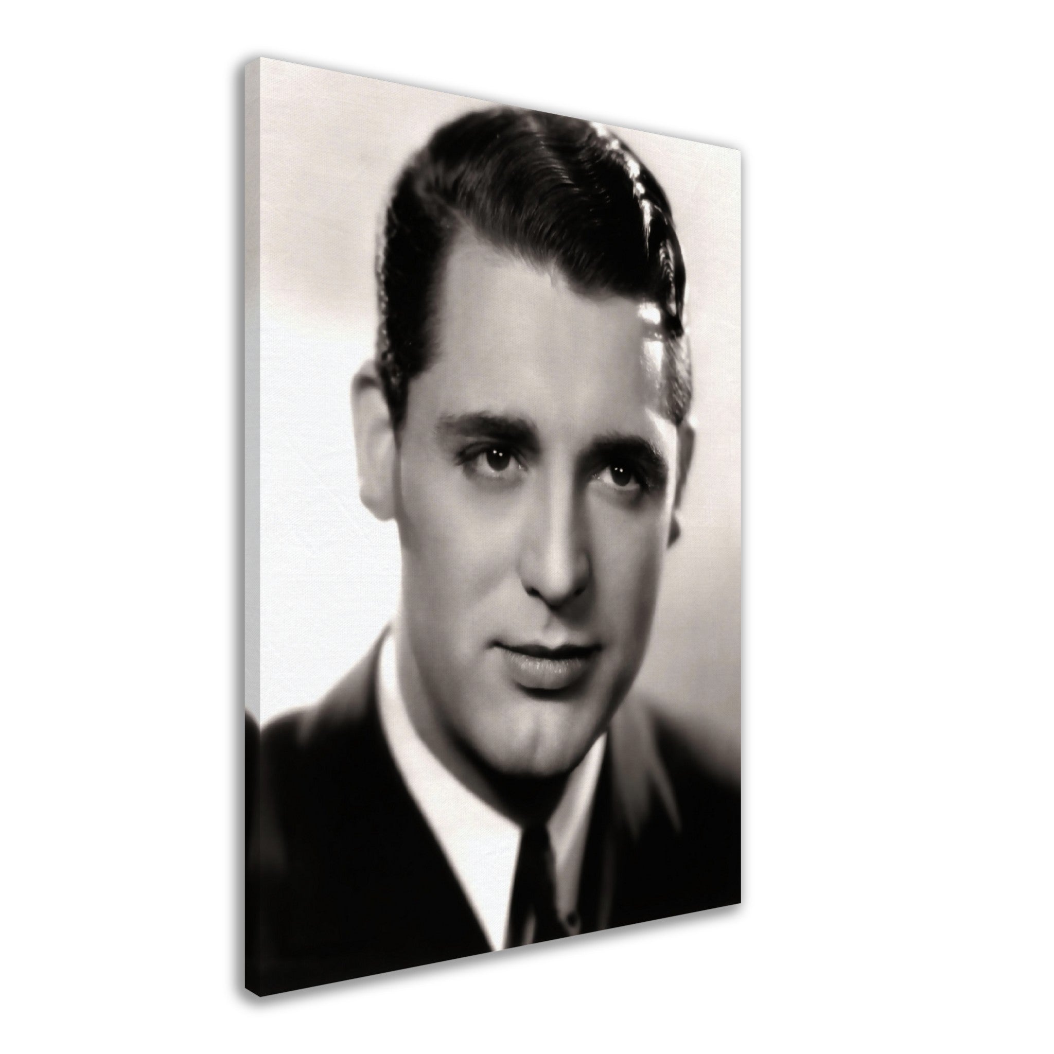 Cary Grant Canvas, Young Chin Dimple, Vintage Photo, Cary Grant Canvas Print, Silver Screen Star - WallArtPrints4U