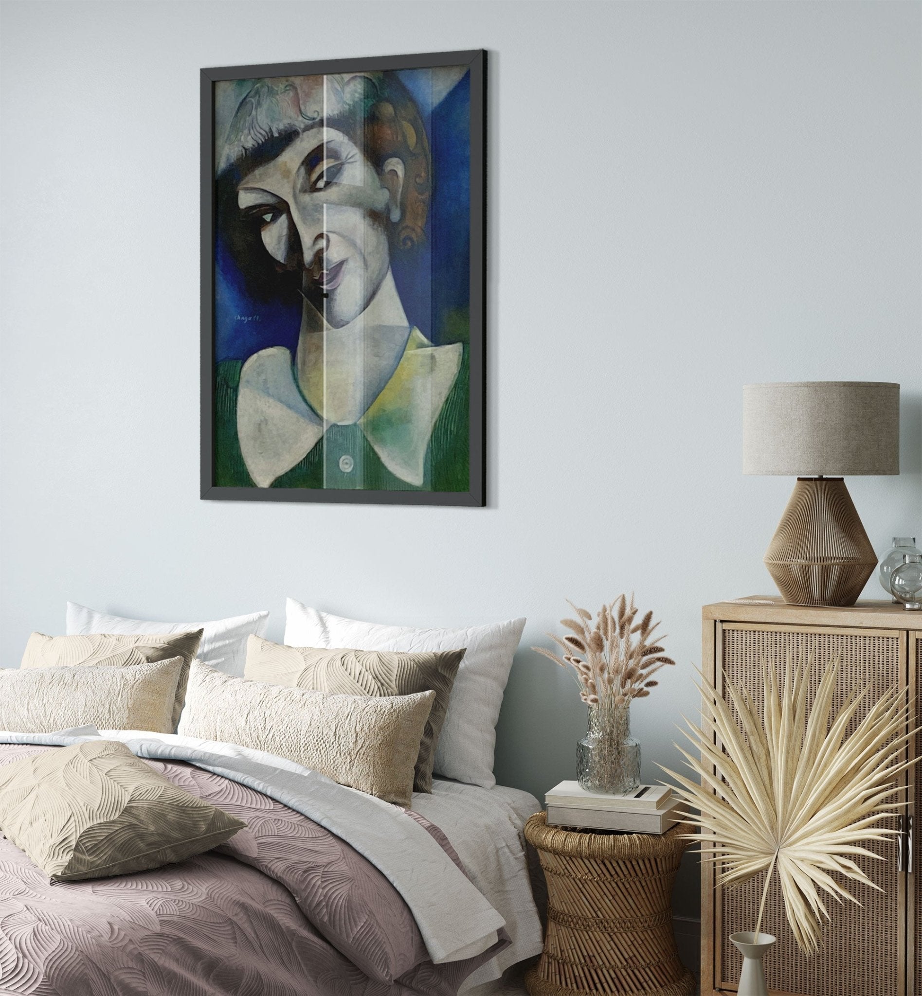 Chagall Framed, Marc Chagall Self Portrait Framed Print - Chagall Self Portrait Framed Print Framed UK, EU USA Domestic Shipping - WallArtPrints4U