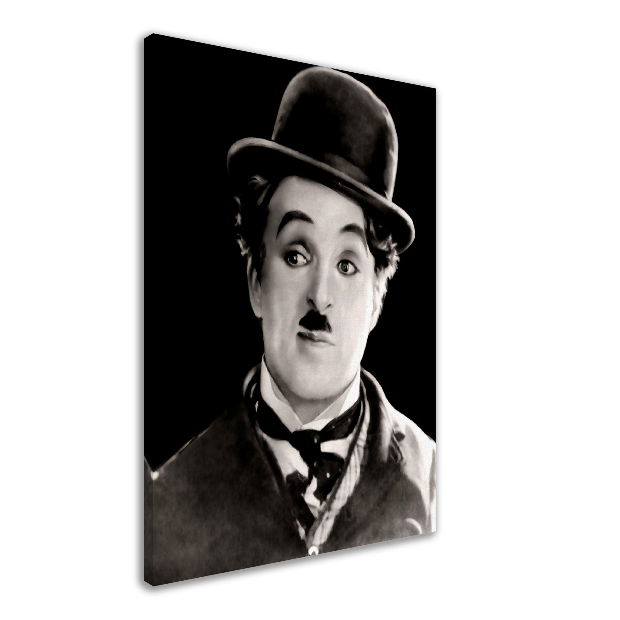 Charlie Chaplin Canvas, The Tramp, Vintage Photo, Charlie Chaplin Canvas Print - Hollywood Silent Silver Screen Star - WallArtPrints4U