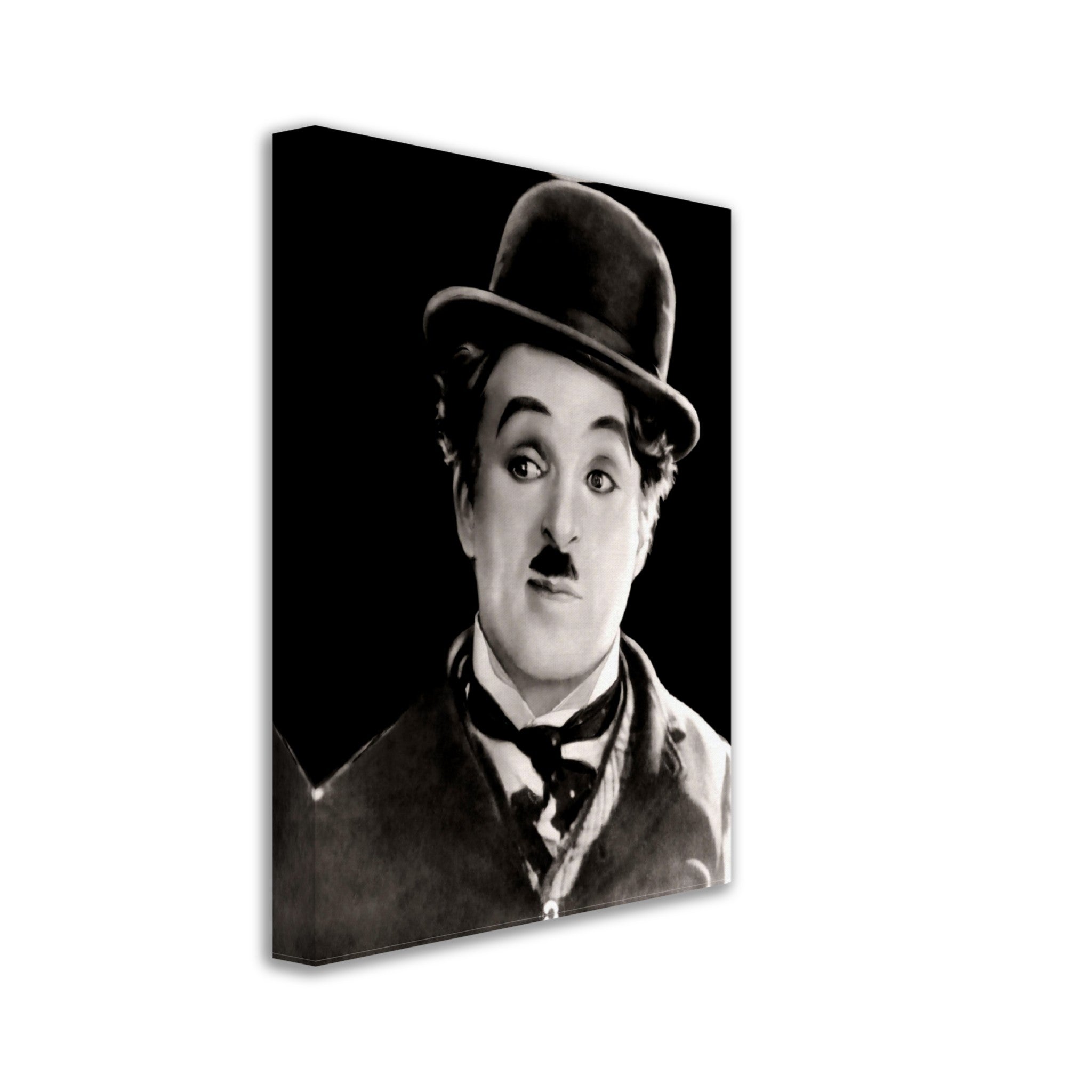 Charlie Chaplin Canvas, The Tramp, Vintage Photo, Charlie Chaplin Canvas Print - Hollywood Silent Silver Screen Star - WallArtPrints4U