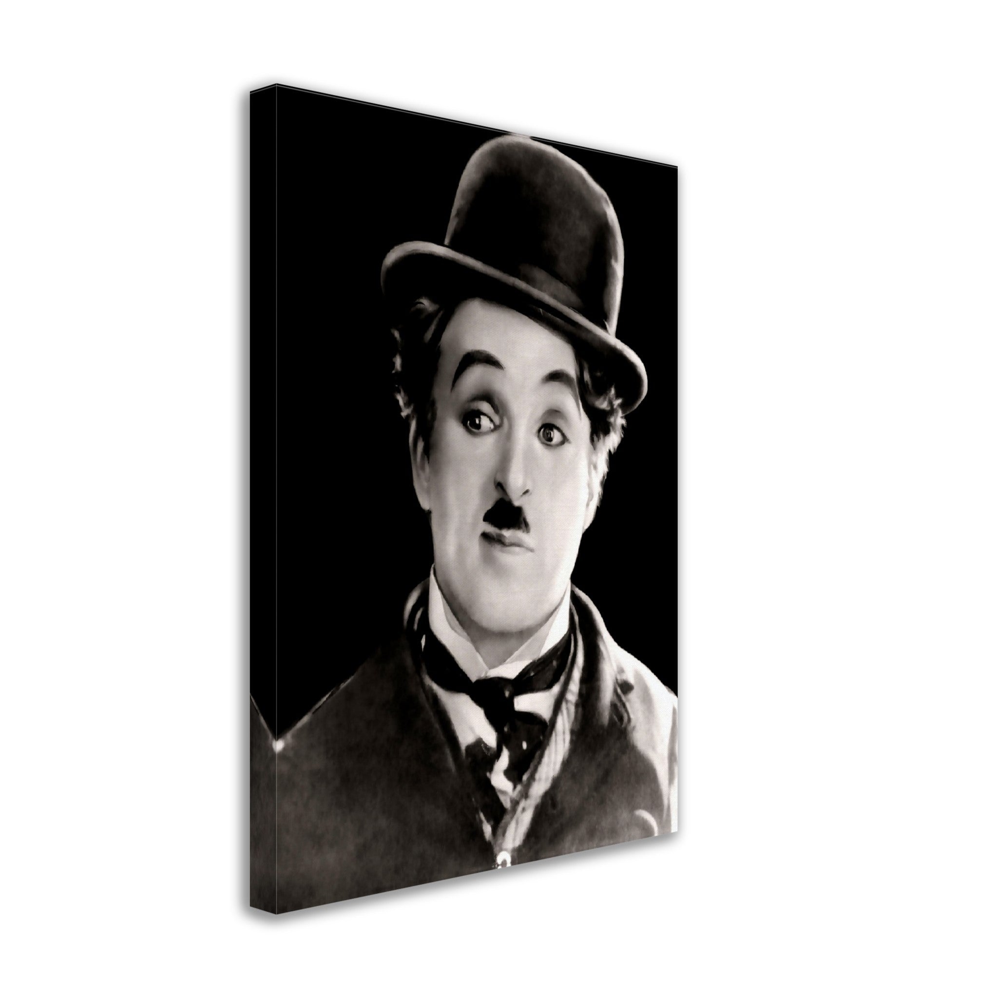 Charlie Chaplin Canvas, The Tramp, Vintage Photo, Charlie Chaplin Canvas Print - Hollywood Silent Silver Screen Star - WallArtPrints4U