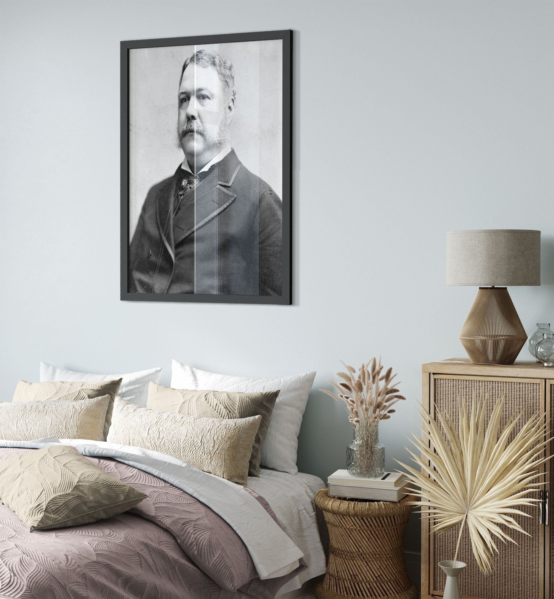 Chester Arthur Framed, 21st President Of Usa, Vintage Photo Portrait - Chester Arthur Framed Print - WallArtPrints4U