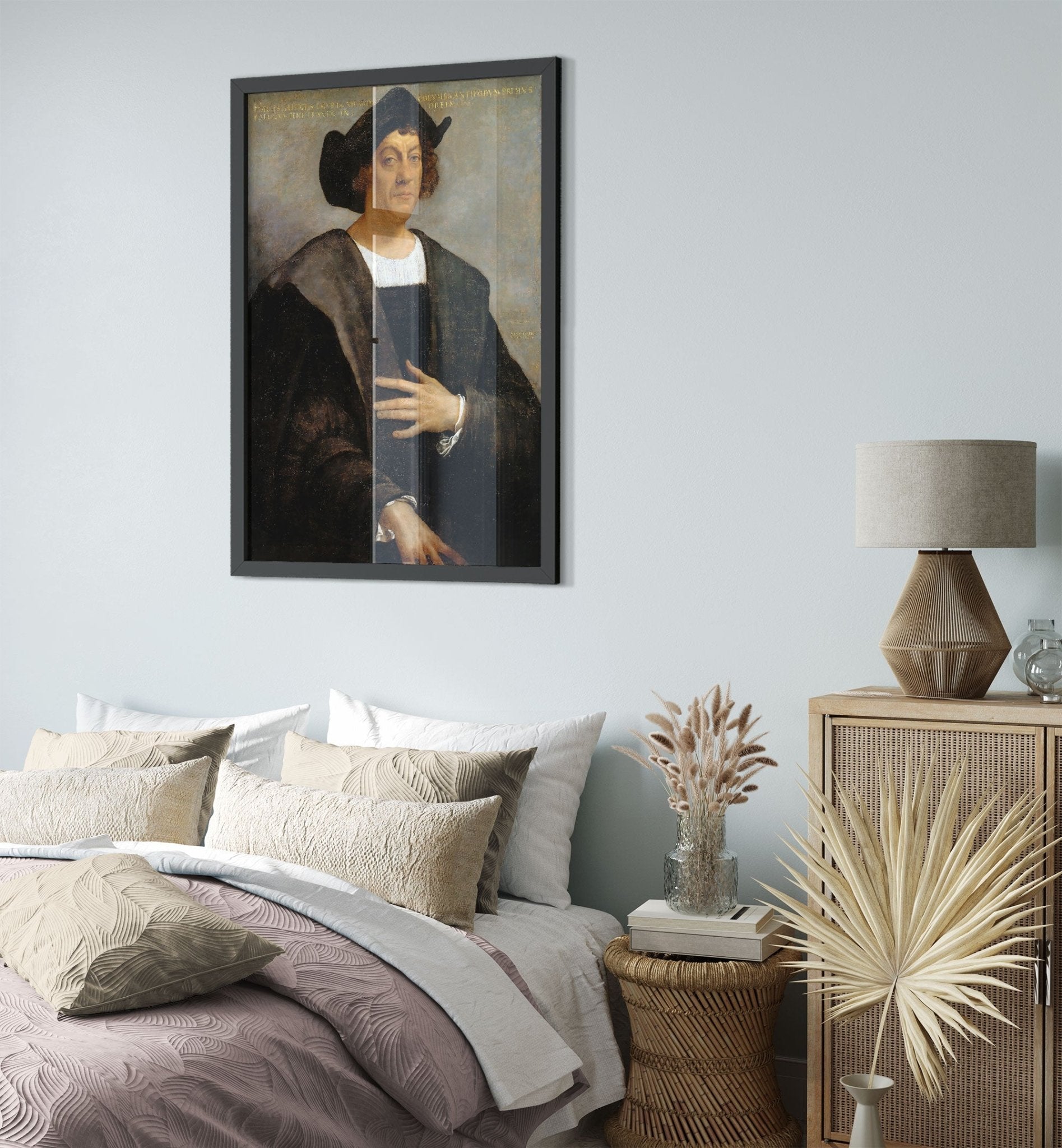 Christopher Columbus Framed, Vintage Portrait - Christopher Columbus Framed Print - Portrait Said To Be Christopher Columbus - WallArtPrints4U