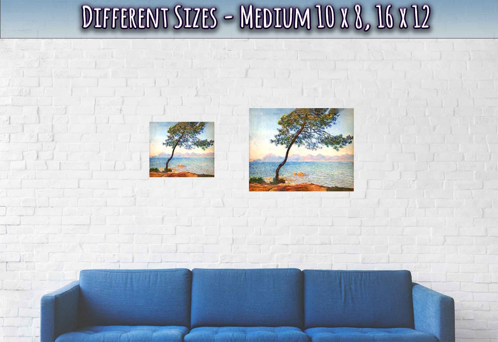 Claude Monet Poster, At Cap D'Antibes Print - WallArtPrints4U
