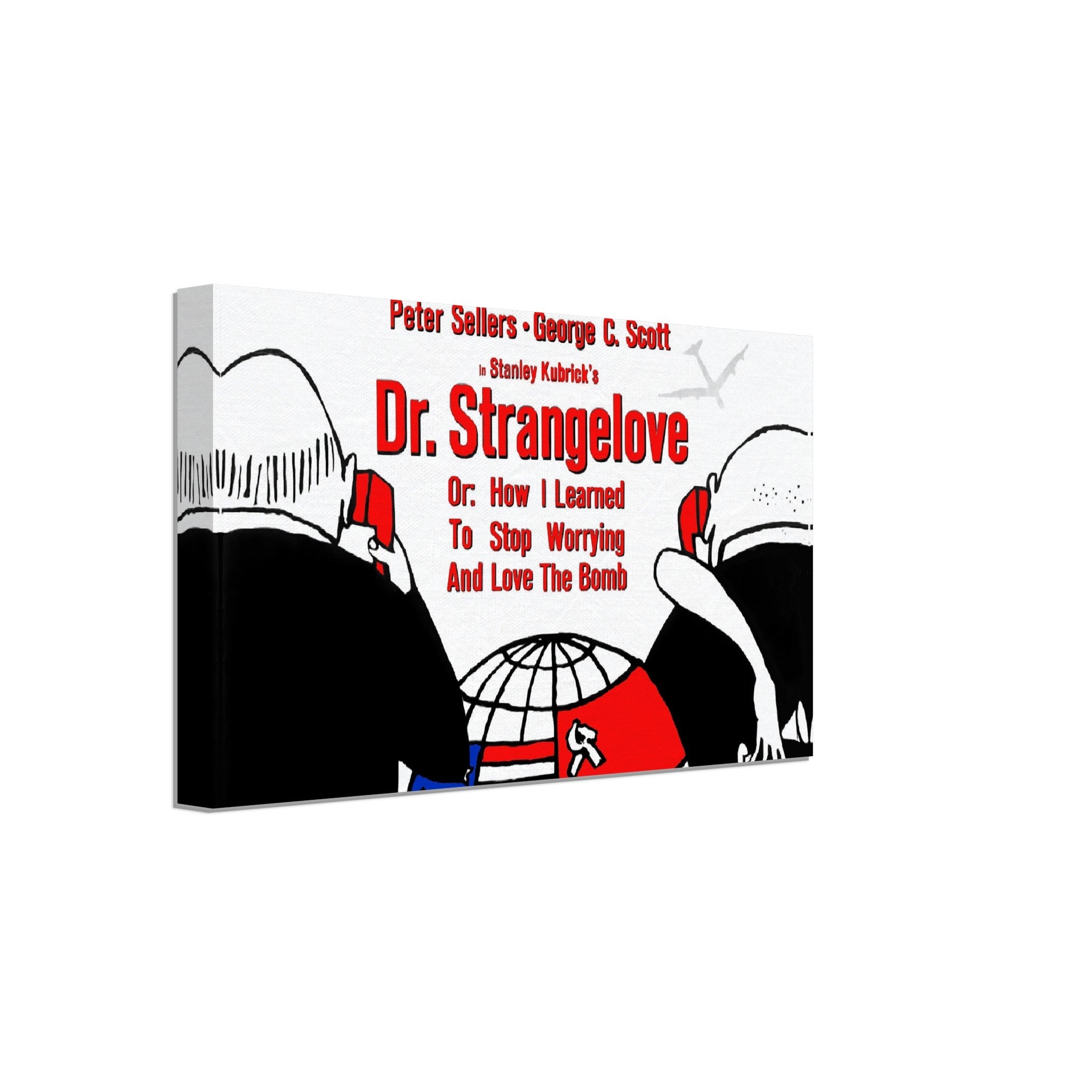 Dr Strangelove Canvas, Vintage Movie Canvas 1964 Canvas Film Art - Peter Sellers, George C Scott, Stanley Kubrick - WallArtPrints4U