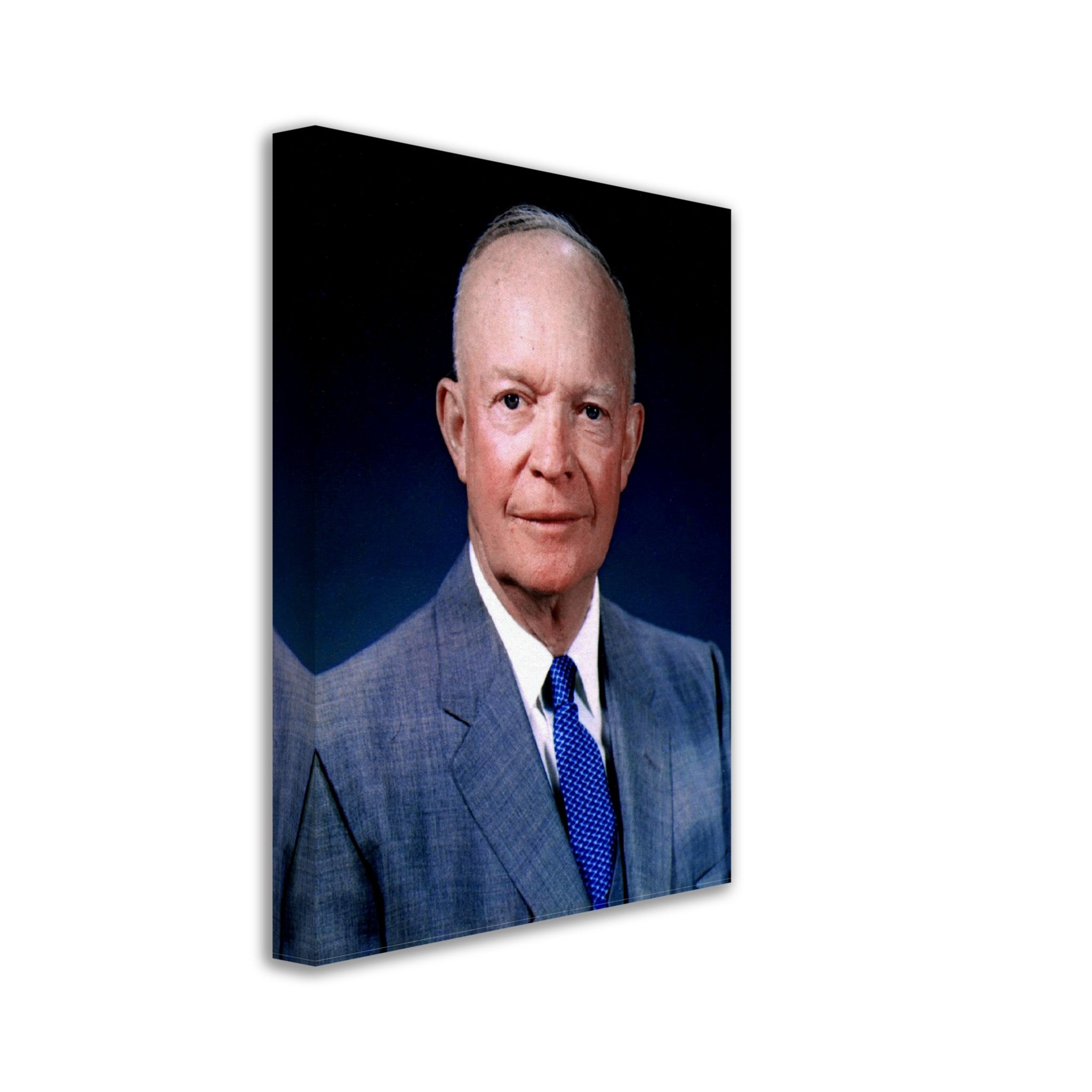 Dwight Eisenhower Canvas, 34th President Of These United States, Vintage Photo Portrait Dwight Eisenhower Canvas Print - WallArtPrints4U
