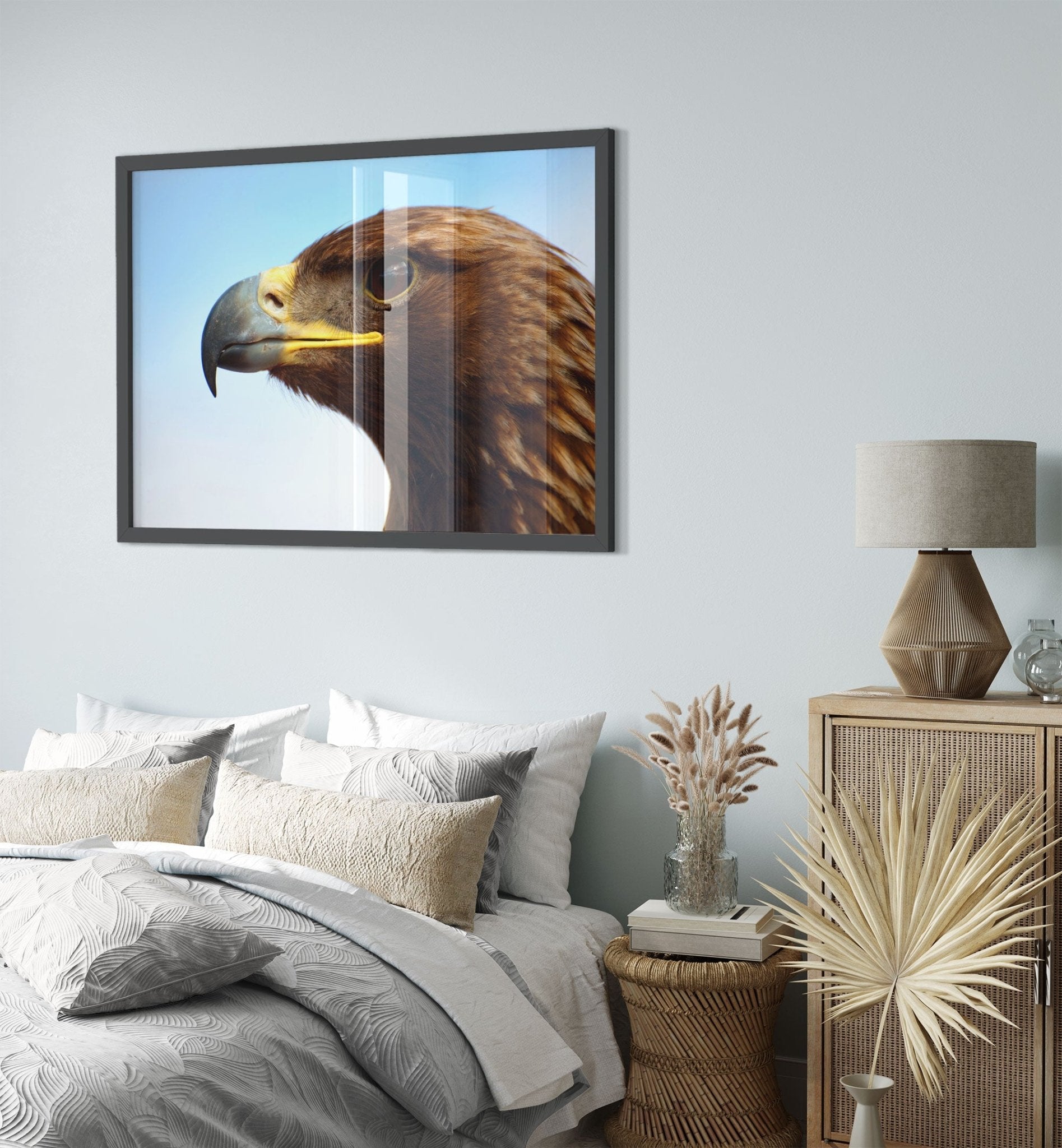 Eagle Framed, Golden Eagle Framed Print Bird Of Prey Framed - WallArtPrints4U