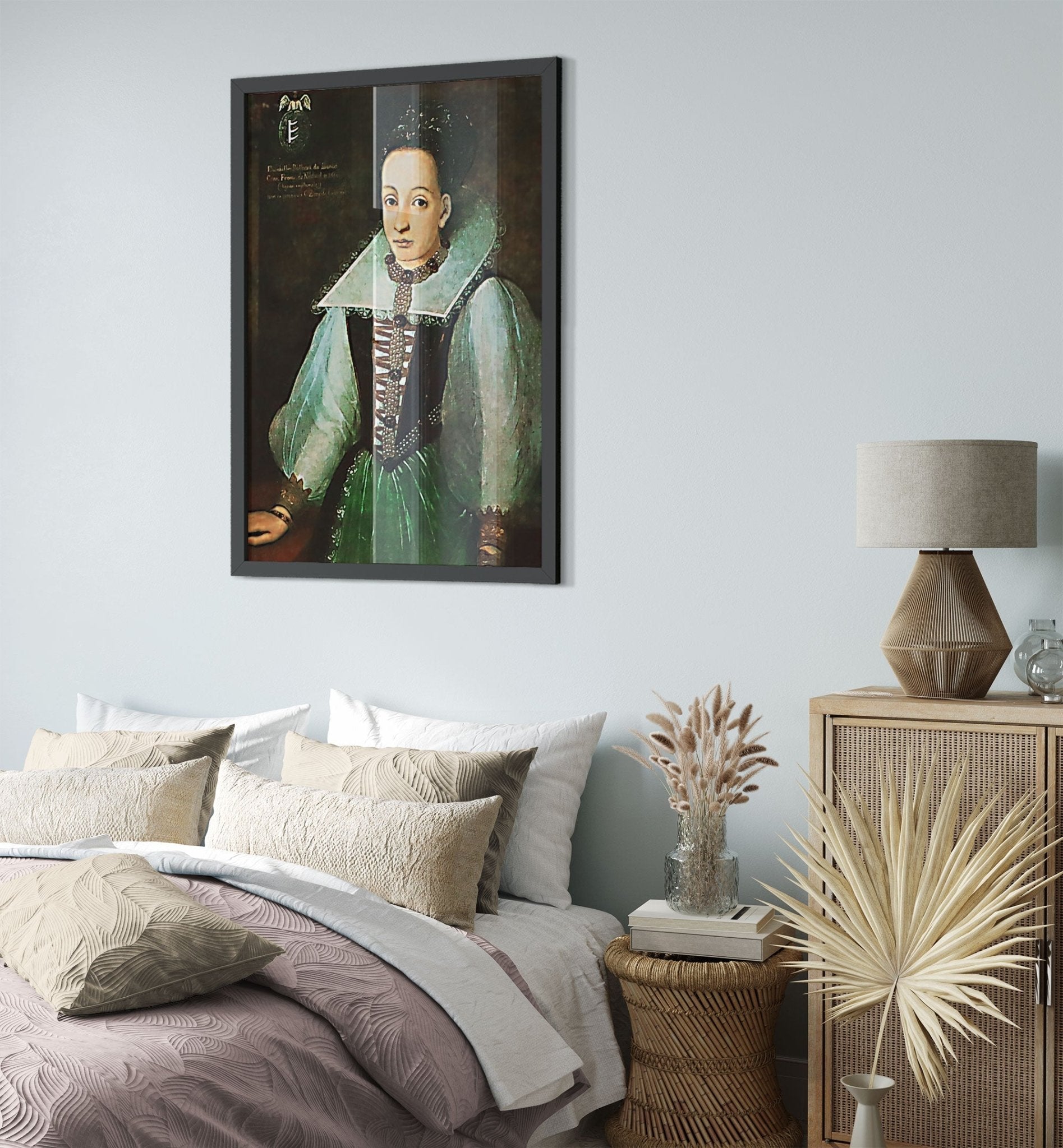 Female Serial Killer Framed, Medieval Alzbeta Bathory Framed Print, Most Prolific Female Murderer - Countess Dracula - WallArtPrints4U