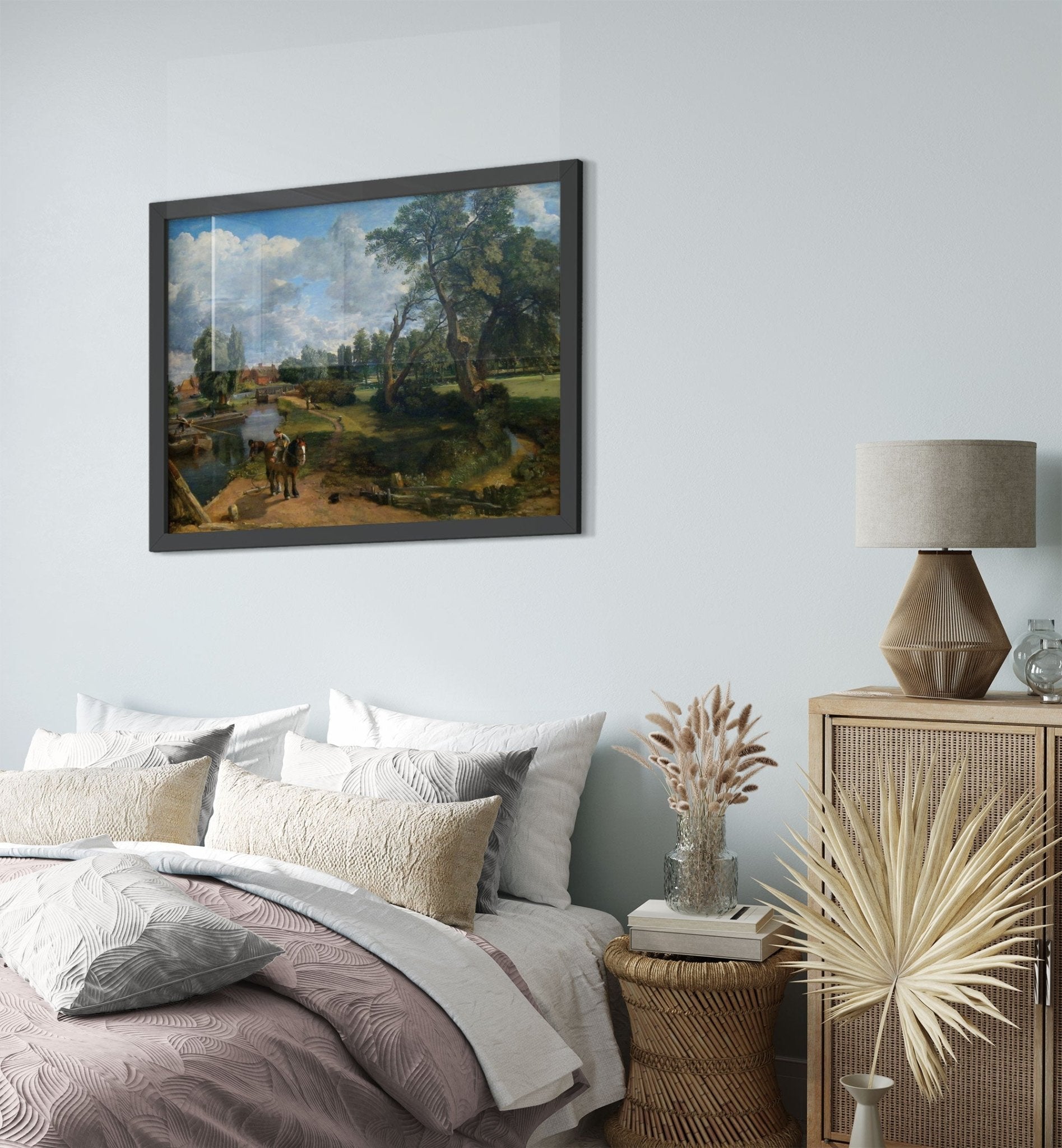 Flatford Mill Framed, John Constable Flatford Mill Framed Print - WallArtPrints4U
