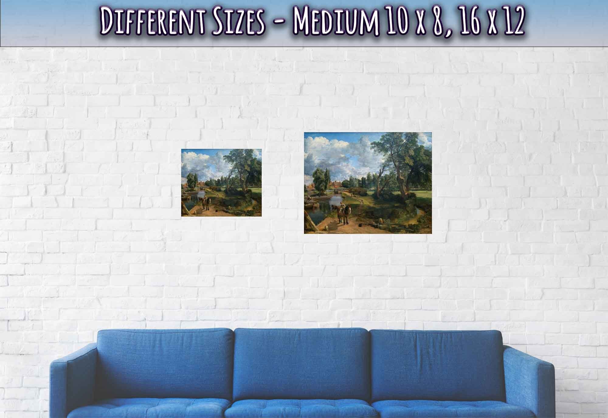Flatford Mill Poster, John Constable Flatford Mill Print - WallArtPrints4U