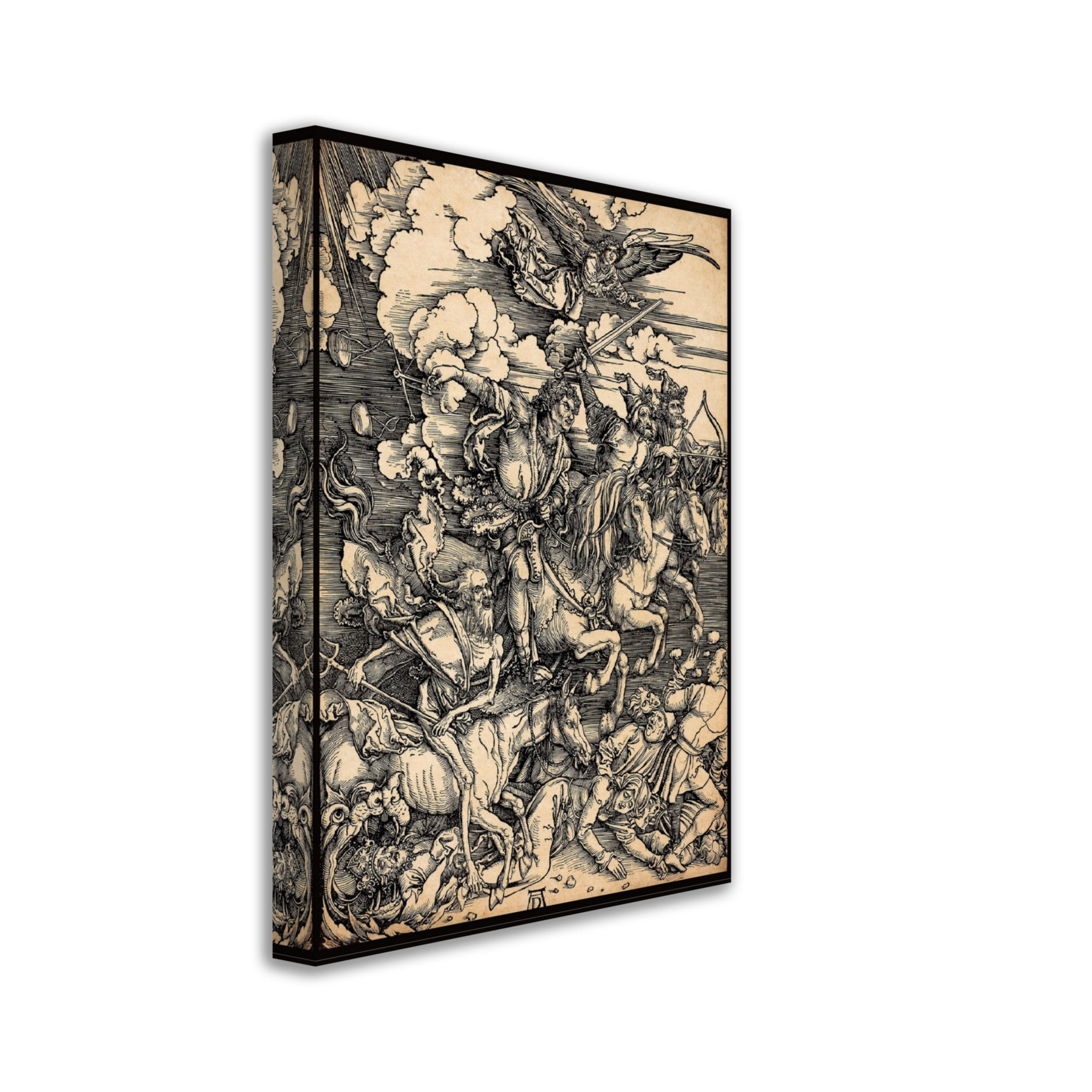 Four Horsemen Canvas - Albrecht Durer Canvas - Four Horsemen Of The Apocalypse - WallArtPrints4U