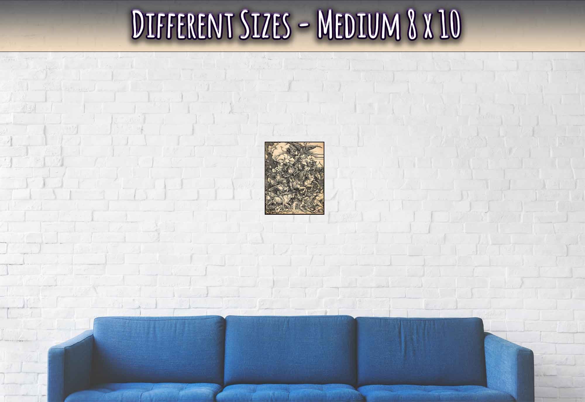 Four Horsemen Poster - Albrecht Durer Poster - Four Horsemen Of The Apocalypse - WallArtPrints4U