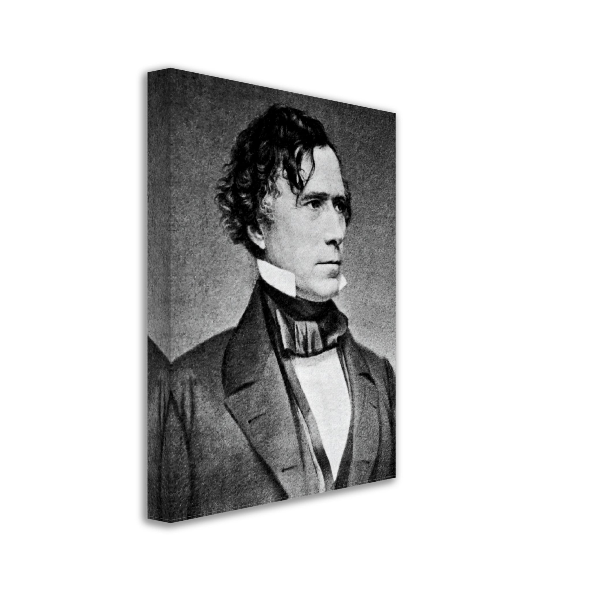 Franklin Pierce Canvas, 14th President Of Usa, Vintage Photo - Franklin Pierce Canvas Print - WallArtPrints4U