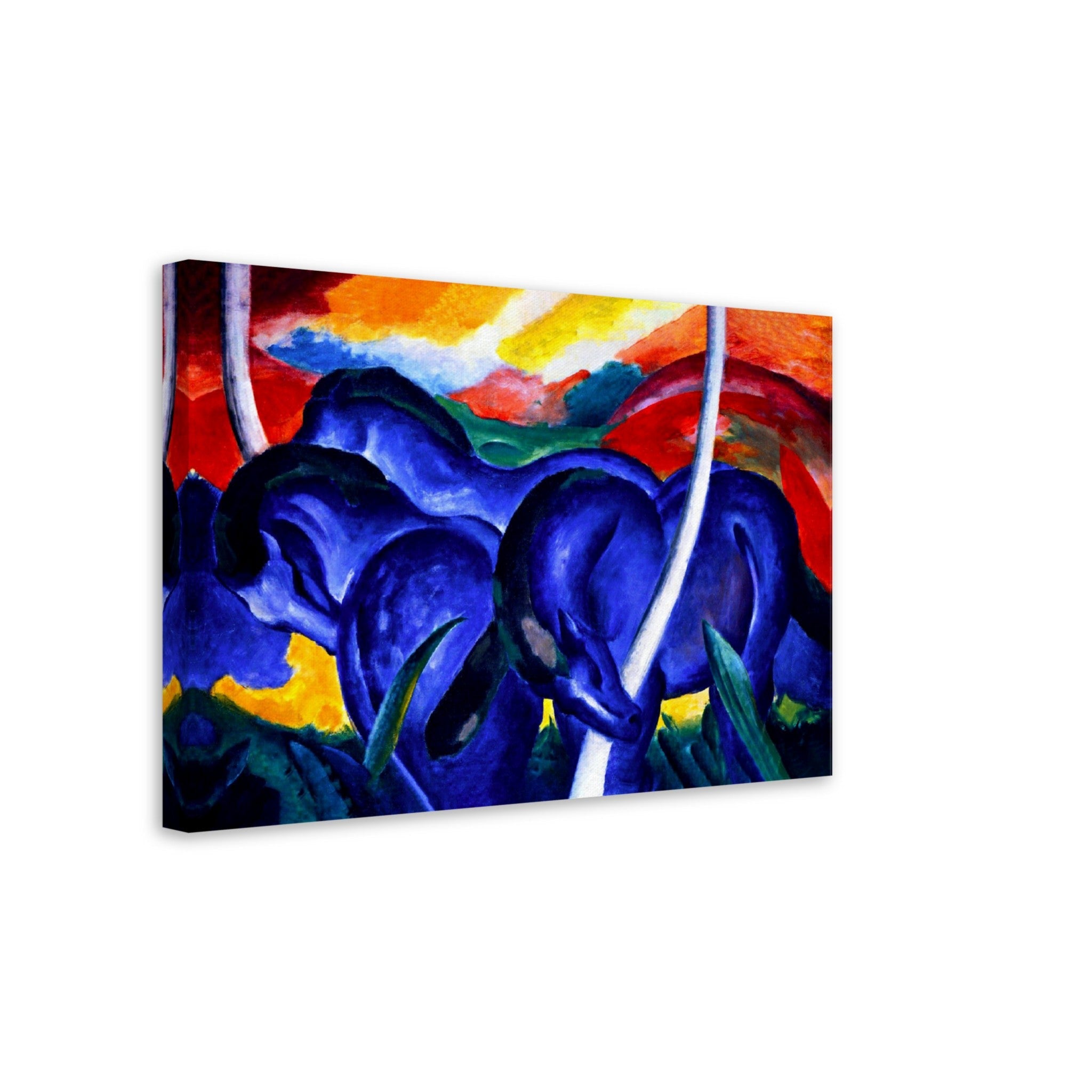 Franz Marc Blue Horse Canvas Print Canvas Blue Horse Ii 1911 - WallArtPrints4U