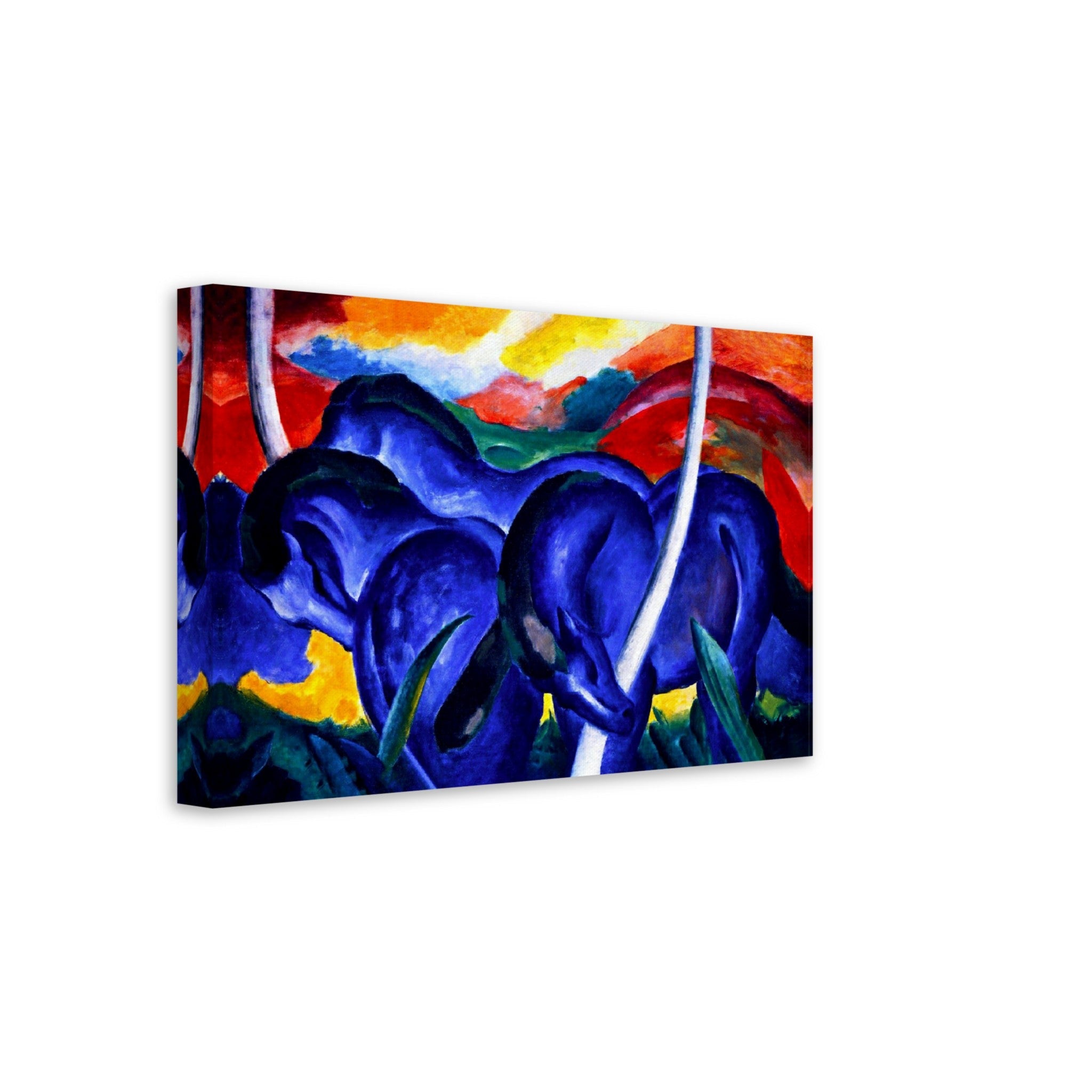 Franz Marc Blue Horse Canvas Print Canvas Blue Horse Ii 1911 - WallArtPrints4U