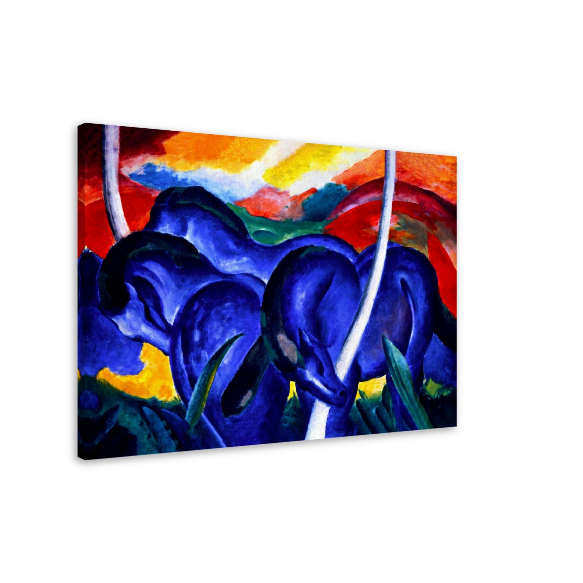 Franz Marc Blue Horse Canvas Print Canvas Blue Horse Ii 1911 - WallArtPrints4U