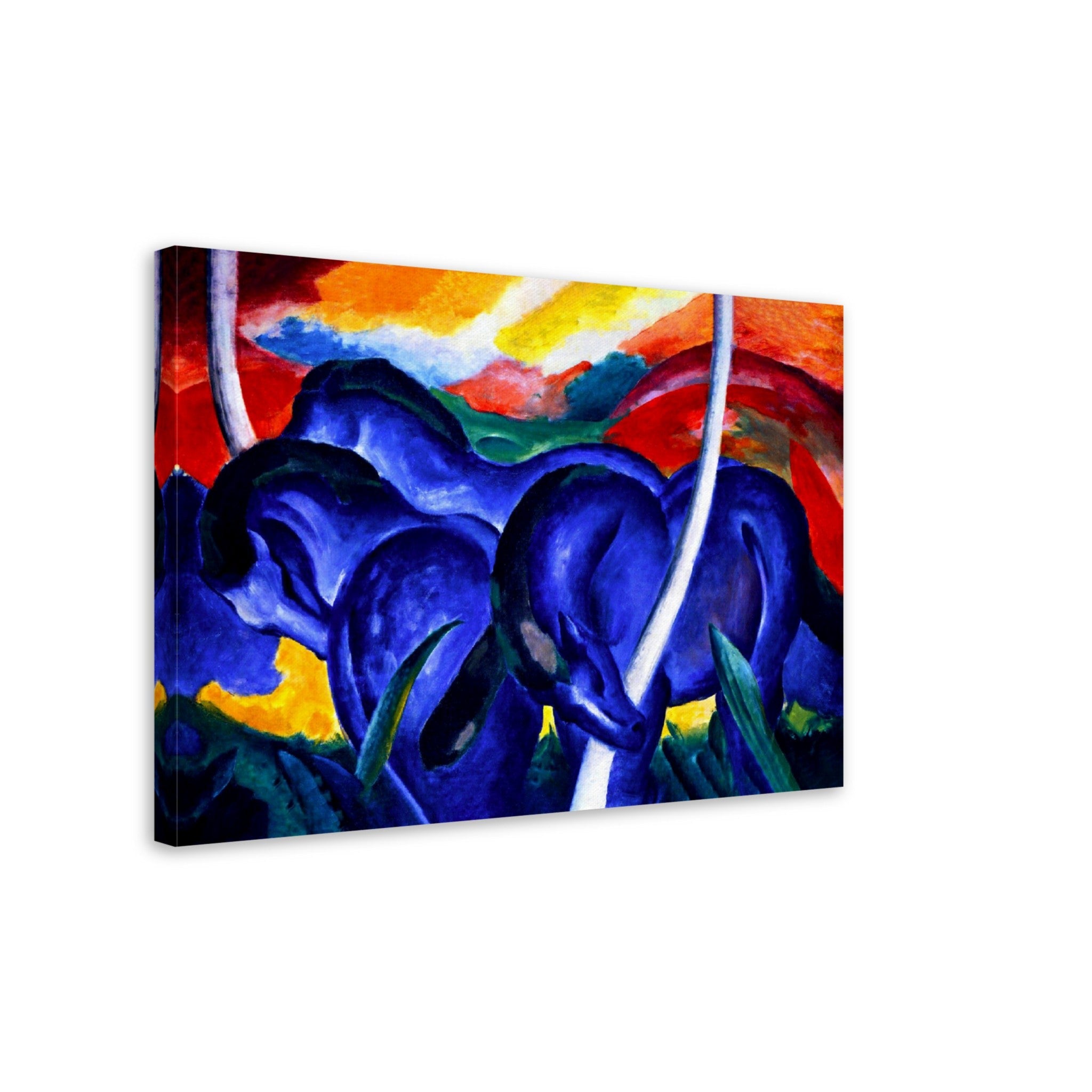 Franz Marc Blue Horse Canvas Print Canvas Blue Horse Ii 1911 - WallArtPrints4U
