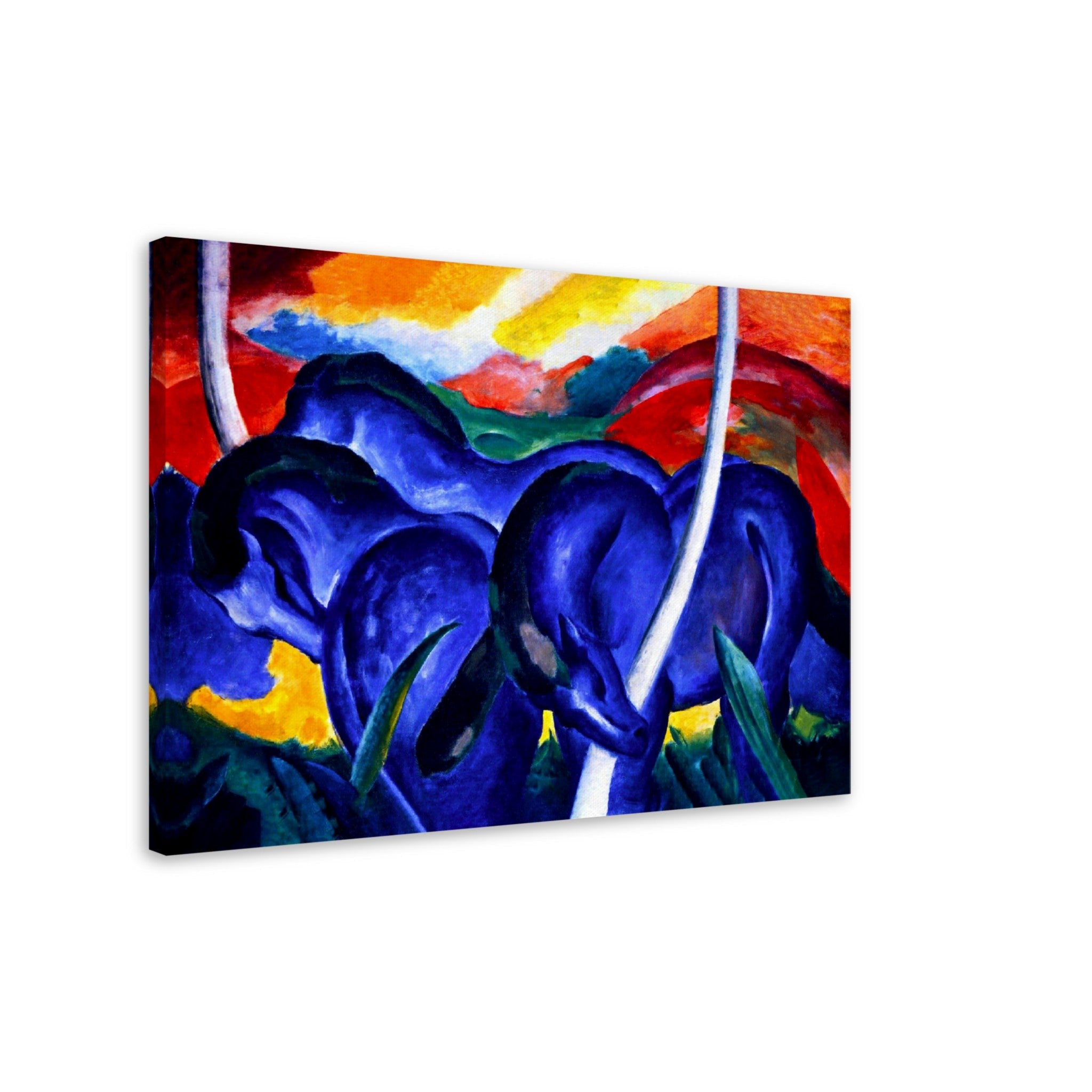 Franz Marc Blue Horse Canvas Print Canvas Blue Horse Ii 1911 - WallArtPrints4U
