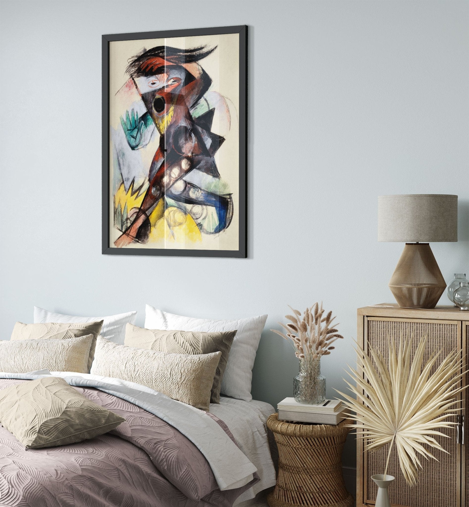 Franz Marc Caliban Figurine For The Tempest Framed Print 1904 - WallArtPrints4U